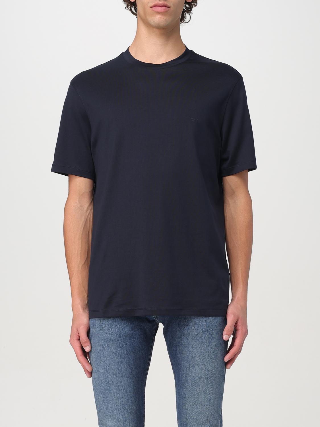 EMPORIO ARMANI T-SHIRT: T-shirt men Emporio Armani, Blue - Img 1