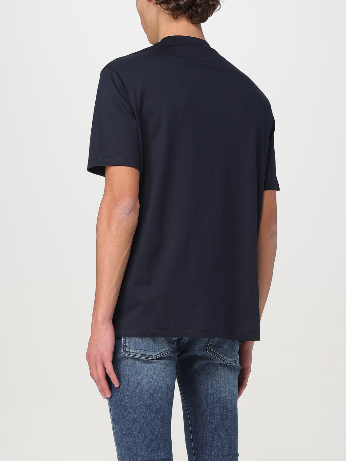 EMPORIO ARMANI T-SHIRT: T-shirt men Emporio Armani, Blue - Img 2