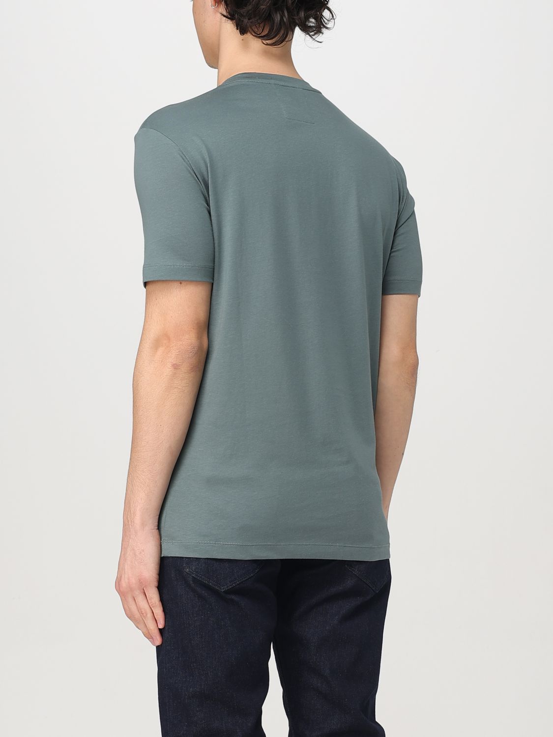 EMPORIO ARMANI Tシャツ: Tシャツ メンズ Emporio Armani, グリーン - Img 2