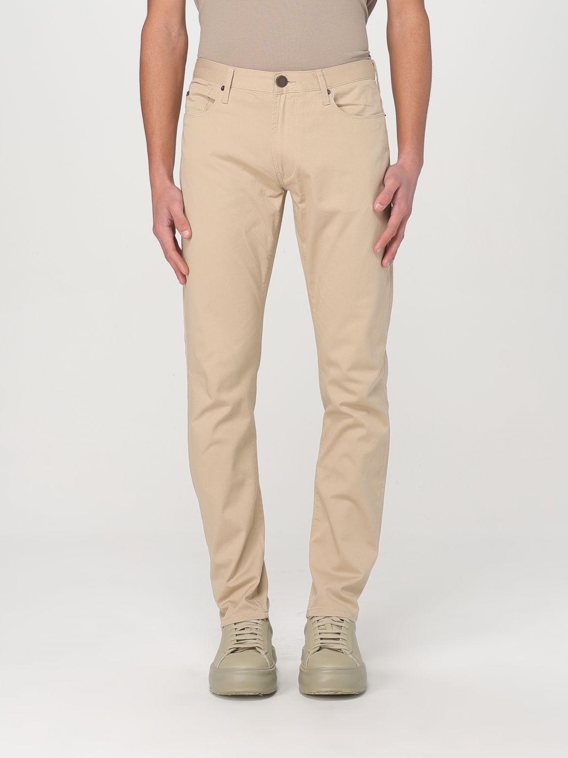 EMPORIO ARMANI JEANS: Hose herren Emporio Armani, Beige - Img 1