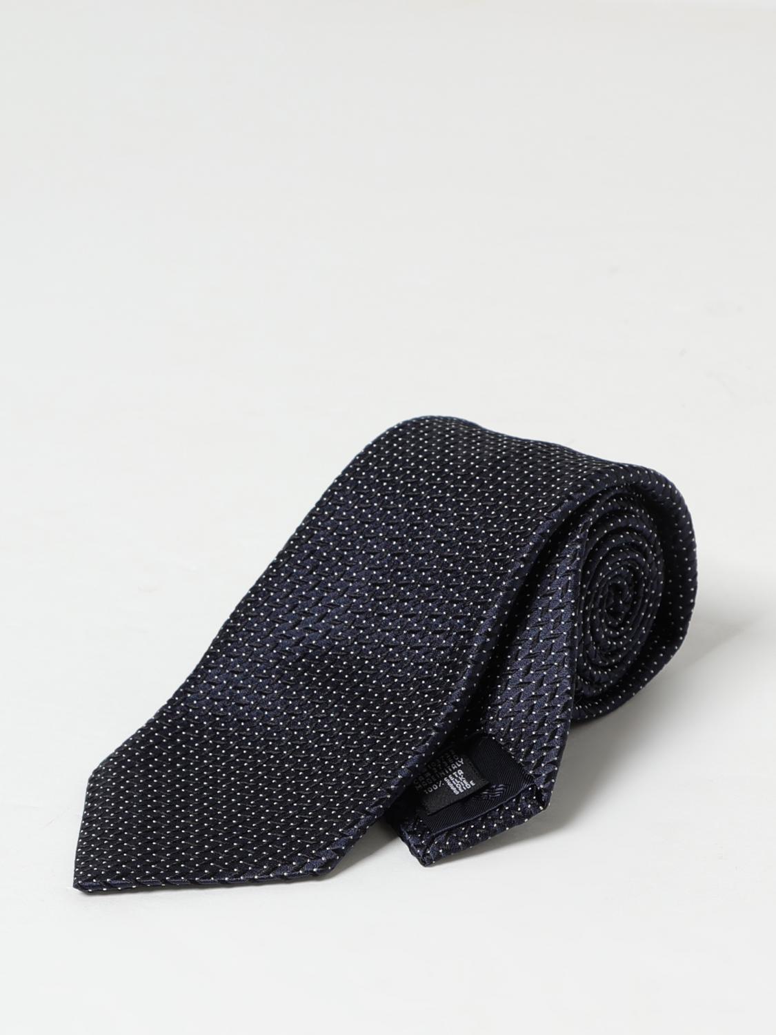 EMPORIO ARMANI TIE: Tie men Emporio Armani, Blue - Img 1