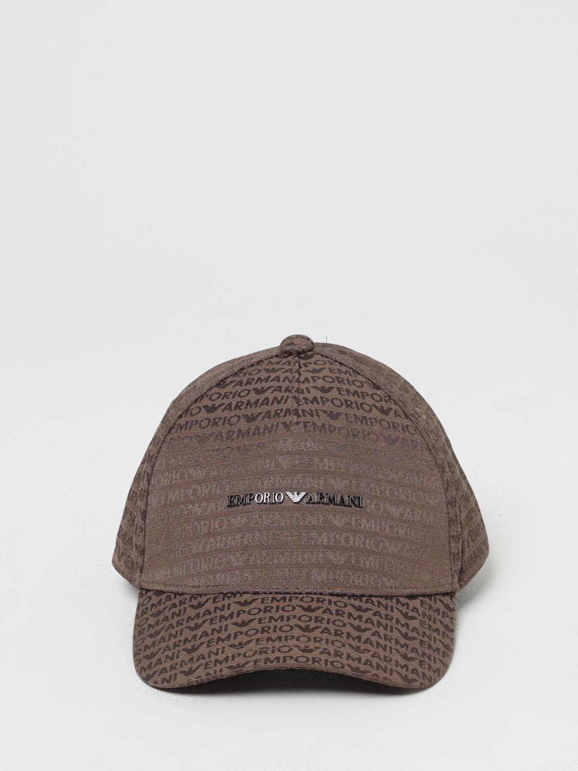 EMPORIO ARMANI ГОЛОВНОЙ УБОР: Головной убор Мужское Emporio Armani, Коричневый - Img 2