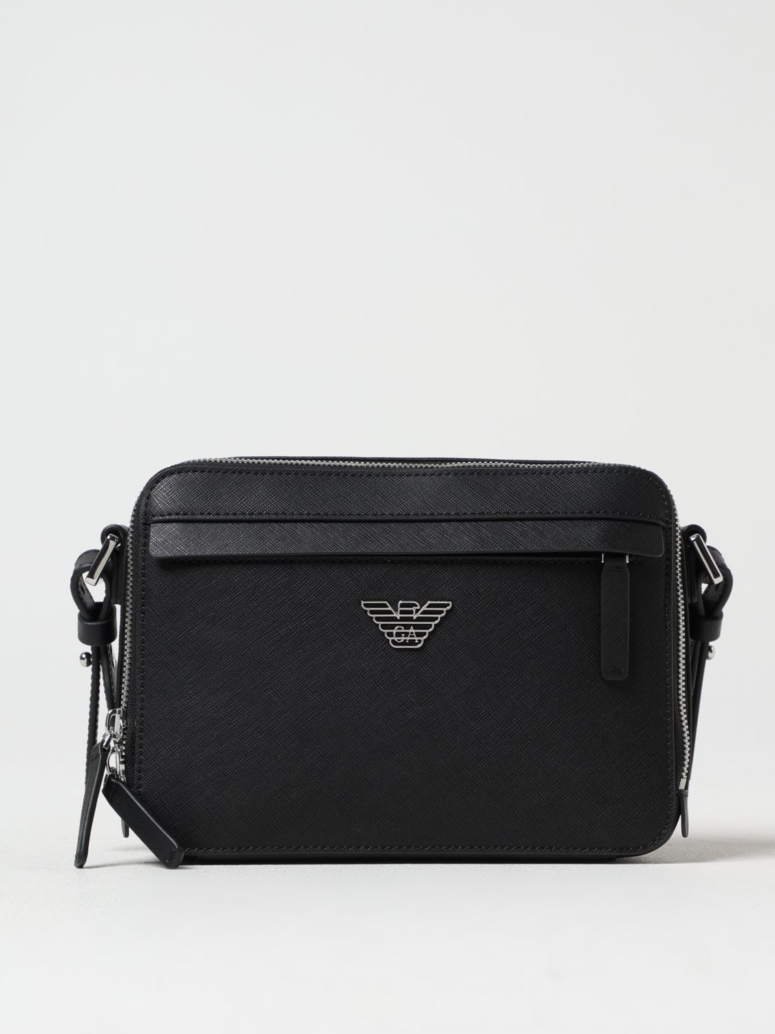 EMPORIO ARMANI UMHÄNGETASCHE: Tasche herren Emporio Armani, Schwarz - Img 1