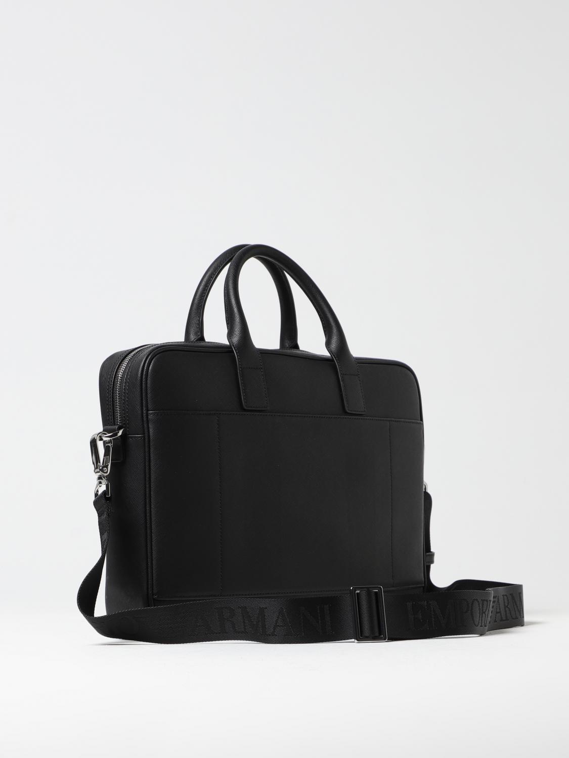 EMPORIO ARMANI BOLSOS: Bolsos hombre Emporio Armani, Negro - Img 2