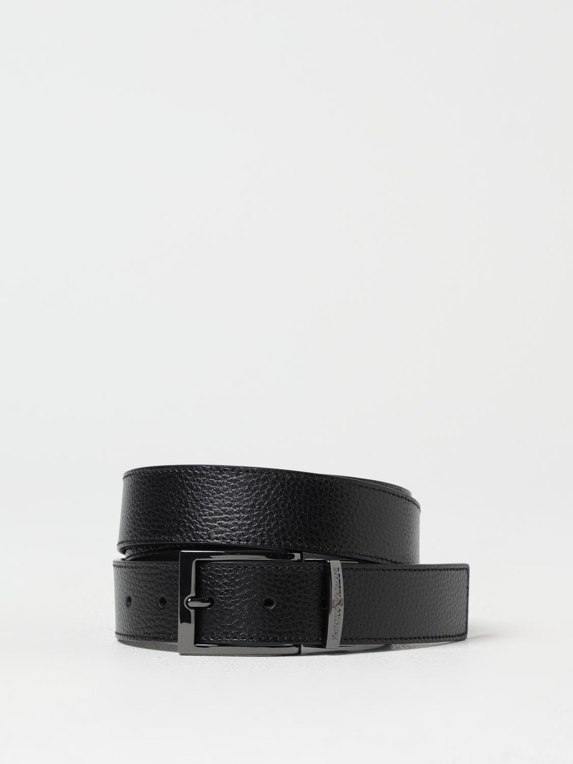 EMPORIO ARMANI BELT: Belt men Emporio Armani, Black - Img 1