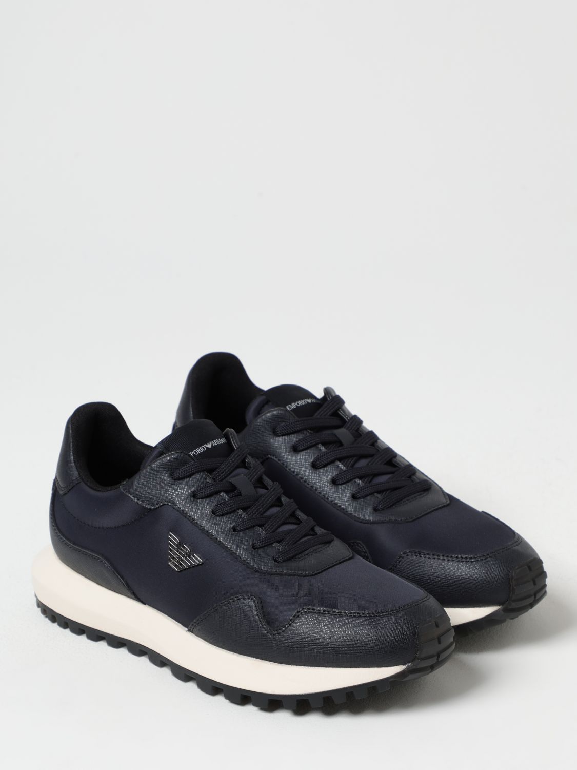 EMPORIO ARMANI SNEAKERS: Sneakers herren Emporio Armani, Blau - Img 2