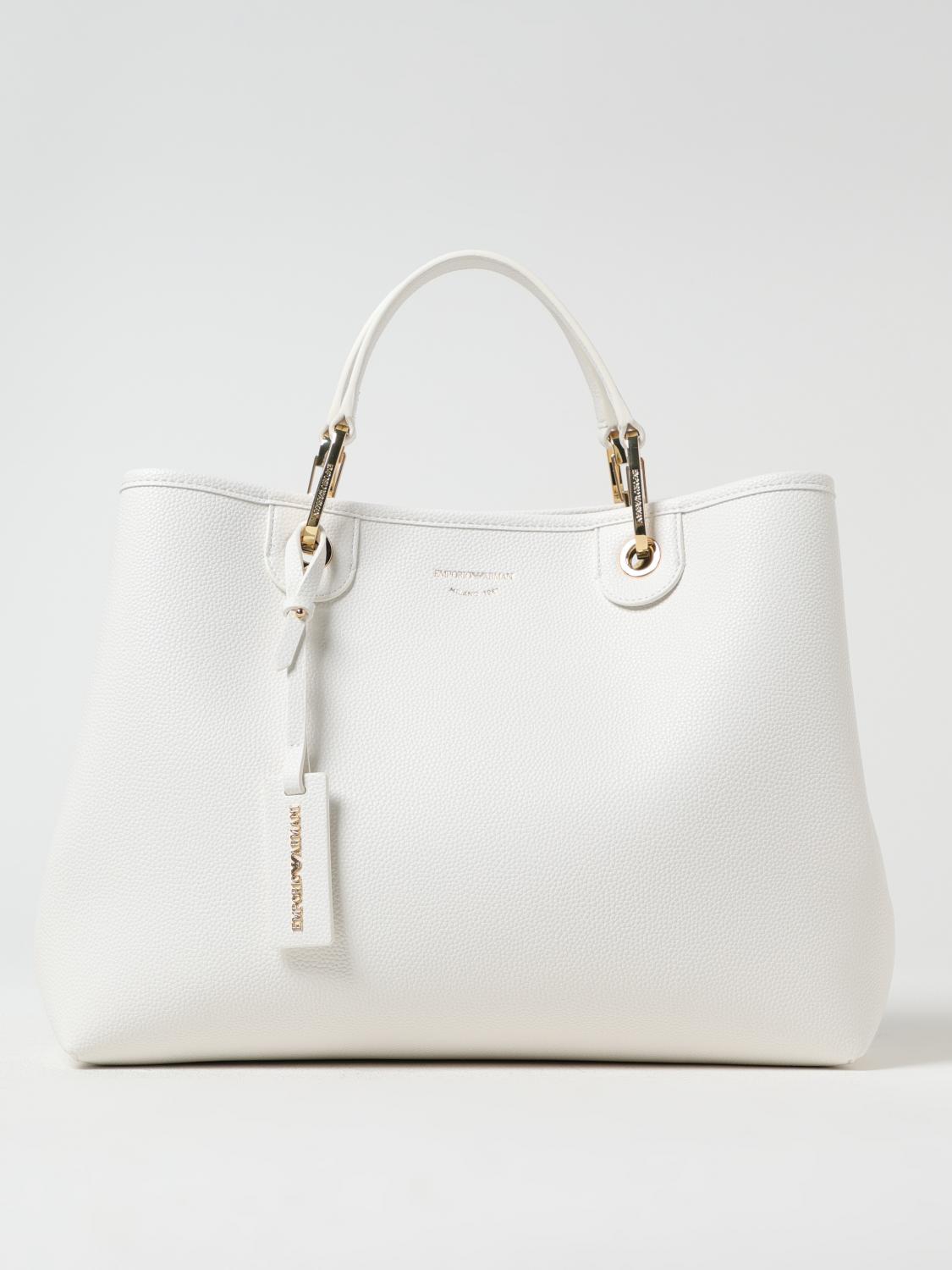 EMPORIO ARMANI SAC CABAS: Sac porté épaule femme Emporio Armani, Blanc - Img 1