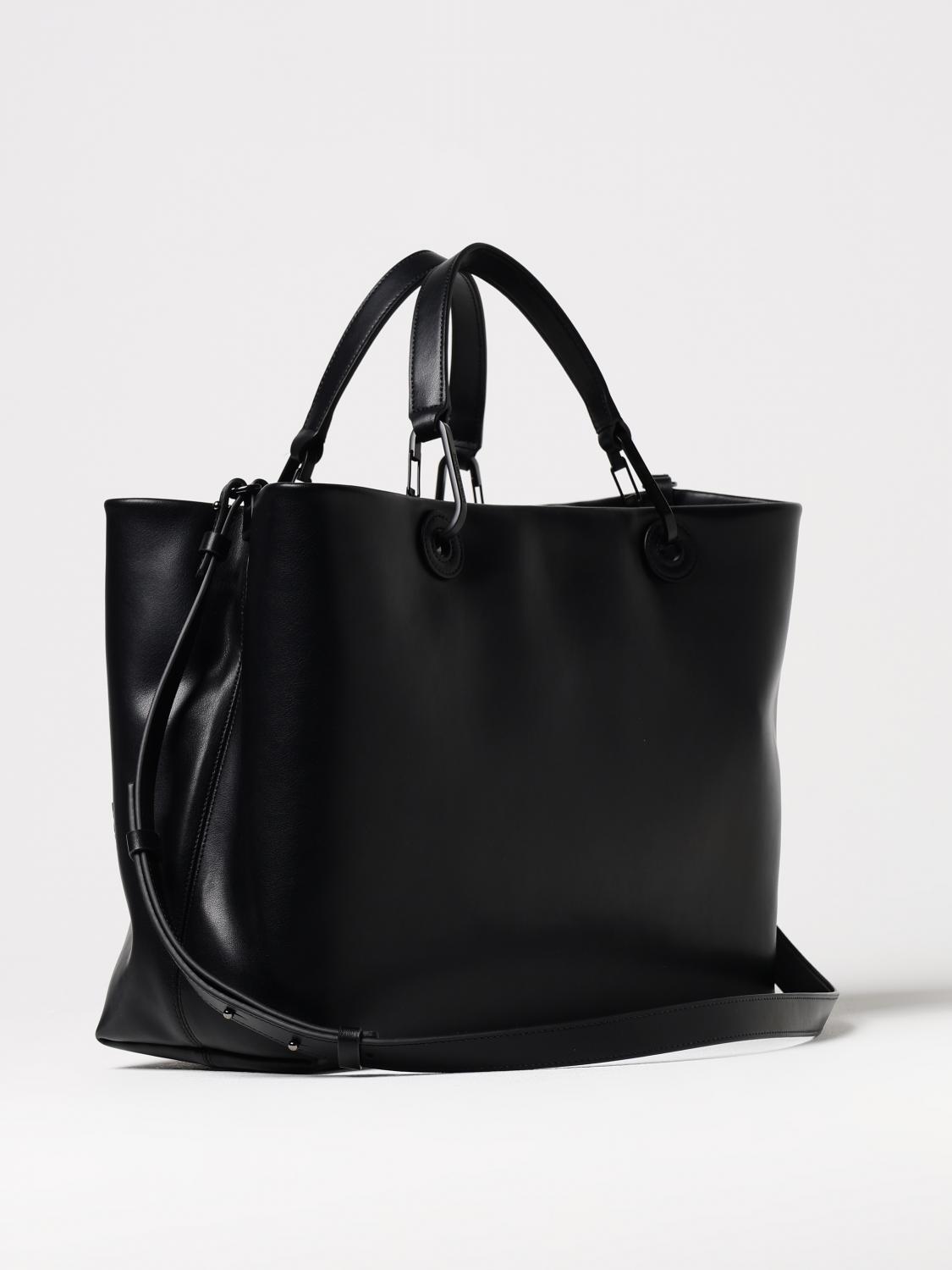 EMPORIO ARMANI SAC CABAS: Sac porté épaule femme Emporio Armani, Noir - Img 2