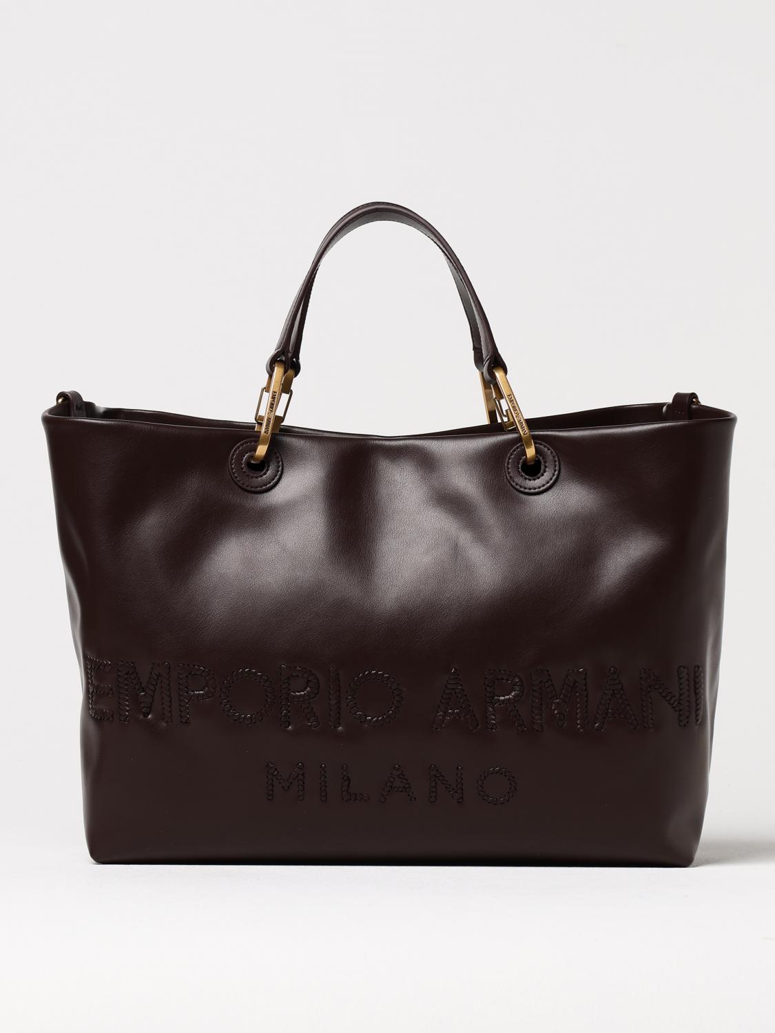 EMPORIO ARMANI SAC CABAS: Sac porté épaule femme Emporio Armani, Cuir - Img 1