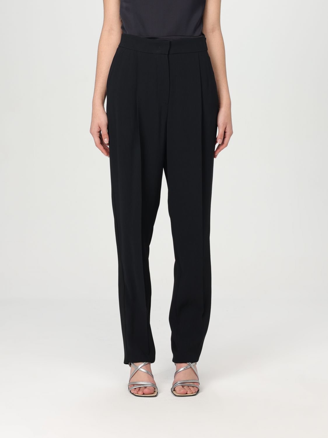 EMPORIO ARMANI PANTS: Pants woman Emporio Armani, Black - Img 1