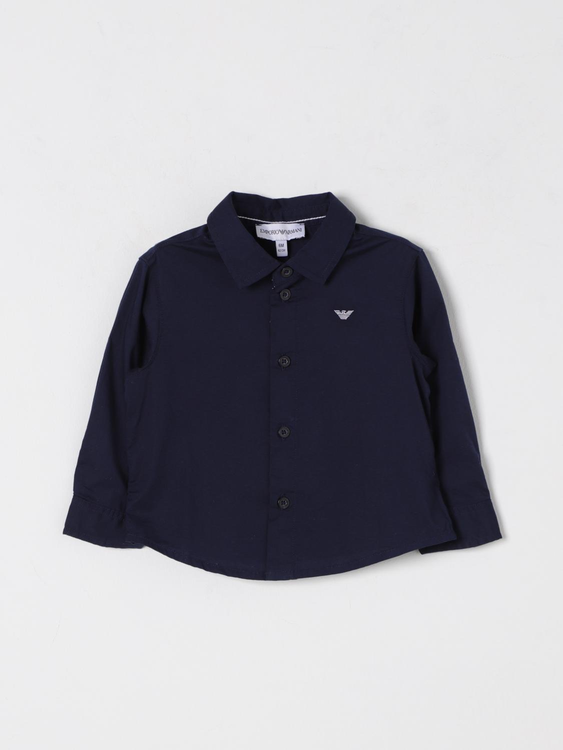 EMPORIO ARMANI SHIRT: Shirt kids Emporio Armani, Blue - Img 1