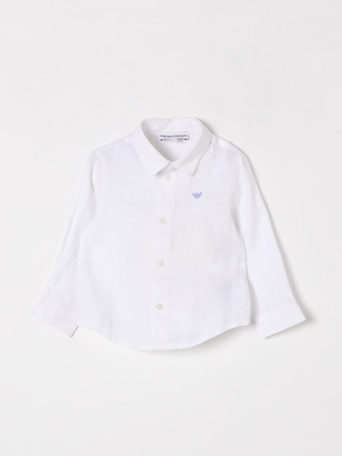 EMPORIO ARMANI SHIRT: Shirt kids Emporio Armani, White - Img 1