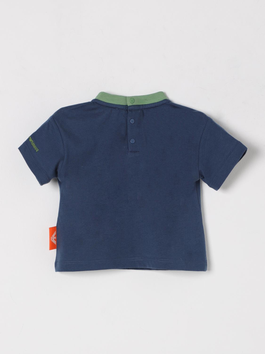 EMPORIO ARMANI T-SHIRT: T-shirt kids Emporio Armani, Blue - Img 2