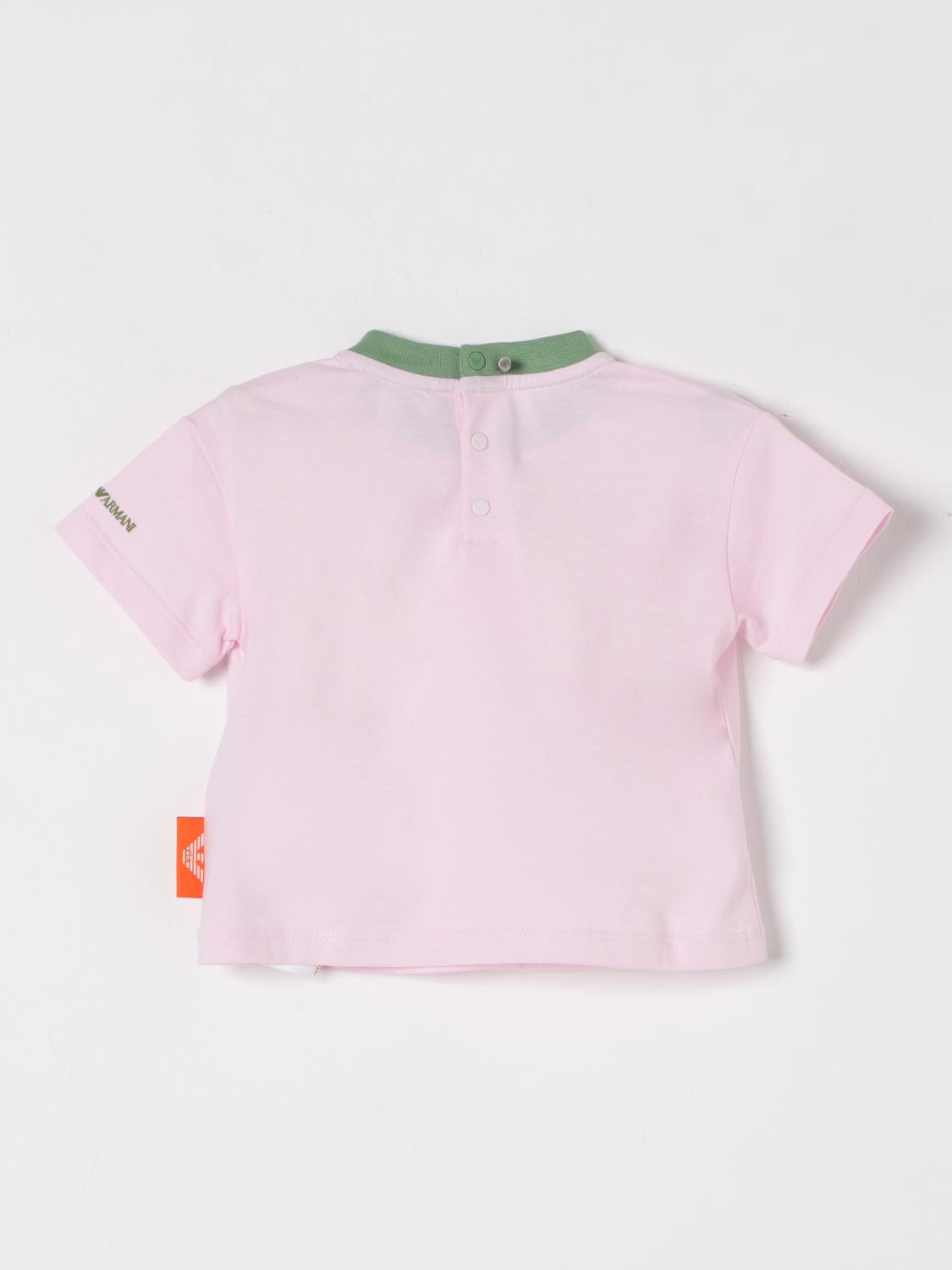 EMPORIO ARMANI T-SHIRT: T-shirt kids Emporio Armani, Pink - Img 2