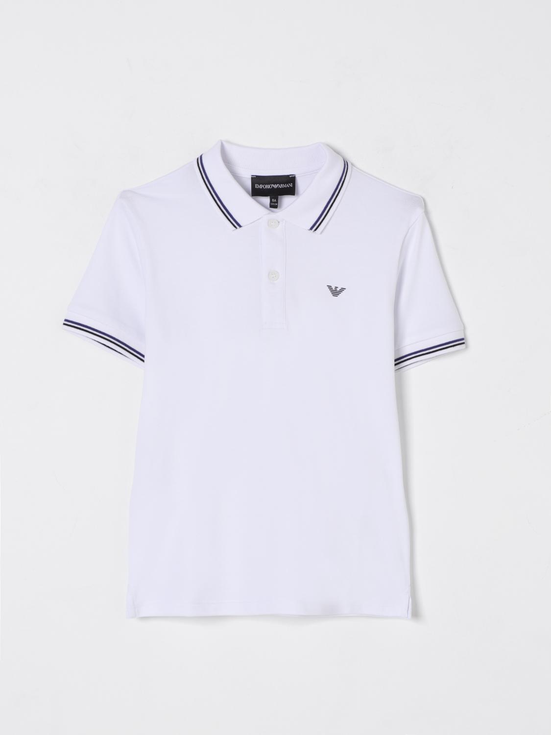 EMPORIO ARMANI POLO: Polo enfant Emporio Armani, Blanc - Img 1