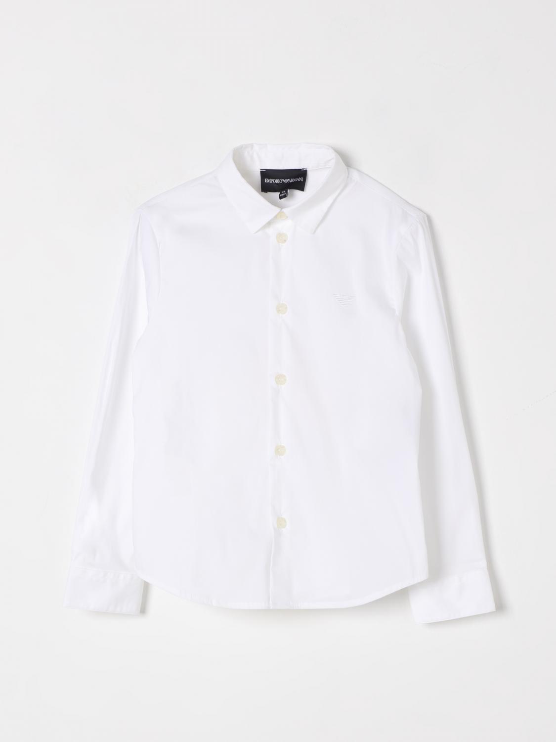 EMPORIO ARMANI SHIRT: Shirt kids Emporio Armani, White - Img 1