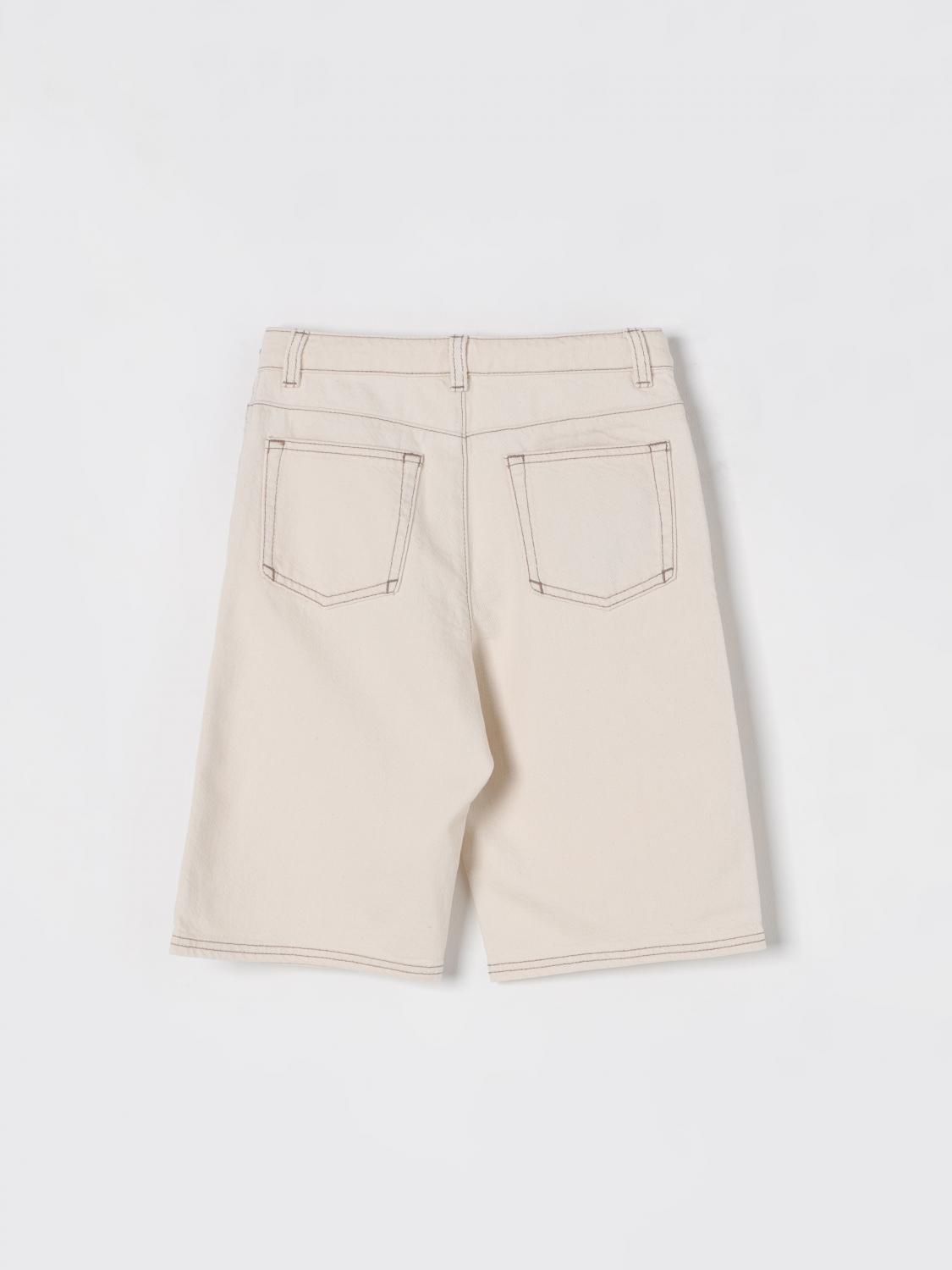 EMPORIO ARMANI SHORTS: Shorts kids Emporio Armani, Yellow Cream - Img 2