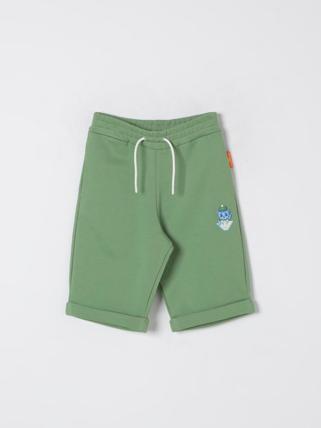 EMPORIO ARMANI SHORTS: Shorts kids Emporio Armani, Green - Img 1