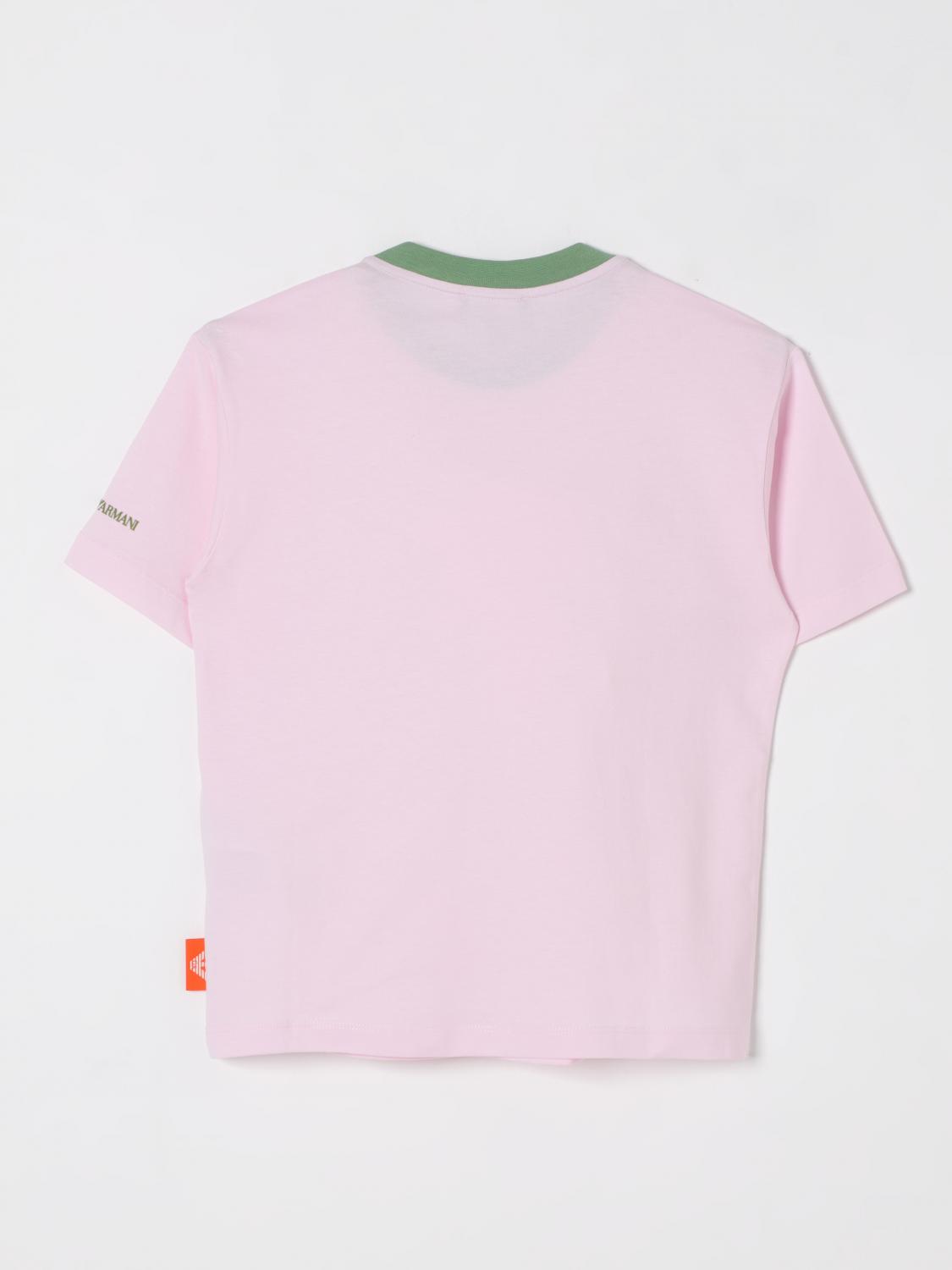 EMPORIO ARMANI T-SHIRT: T-shirt kids Emporio Armani, Pink - Img 2