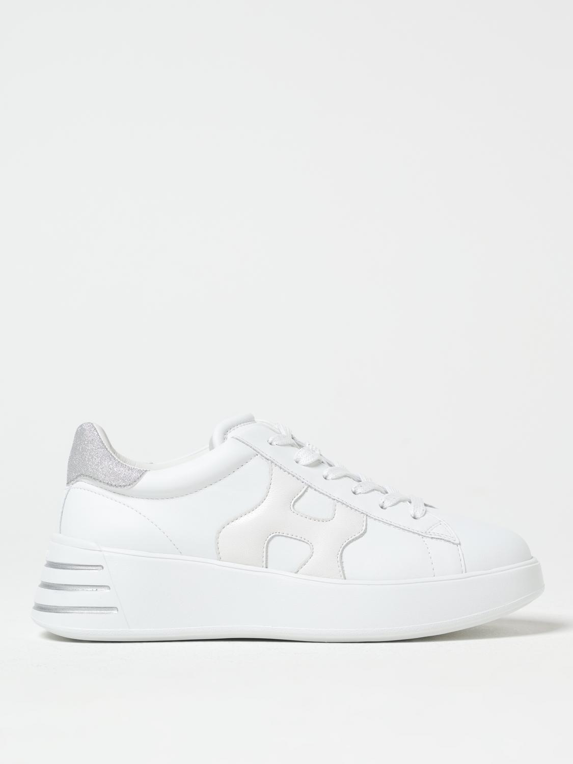 HOGAN SNEAKERS: Sneakers Rebel H564 Hogan in pelle , Bianco - Img 1