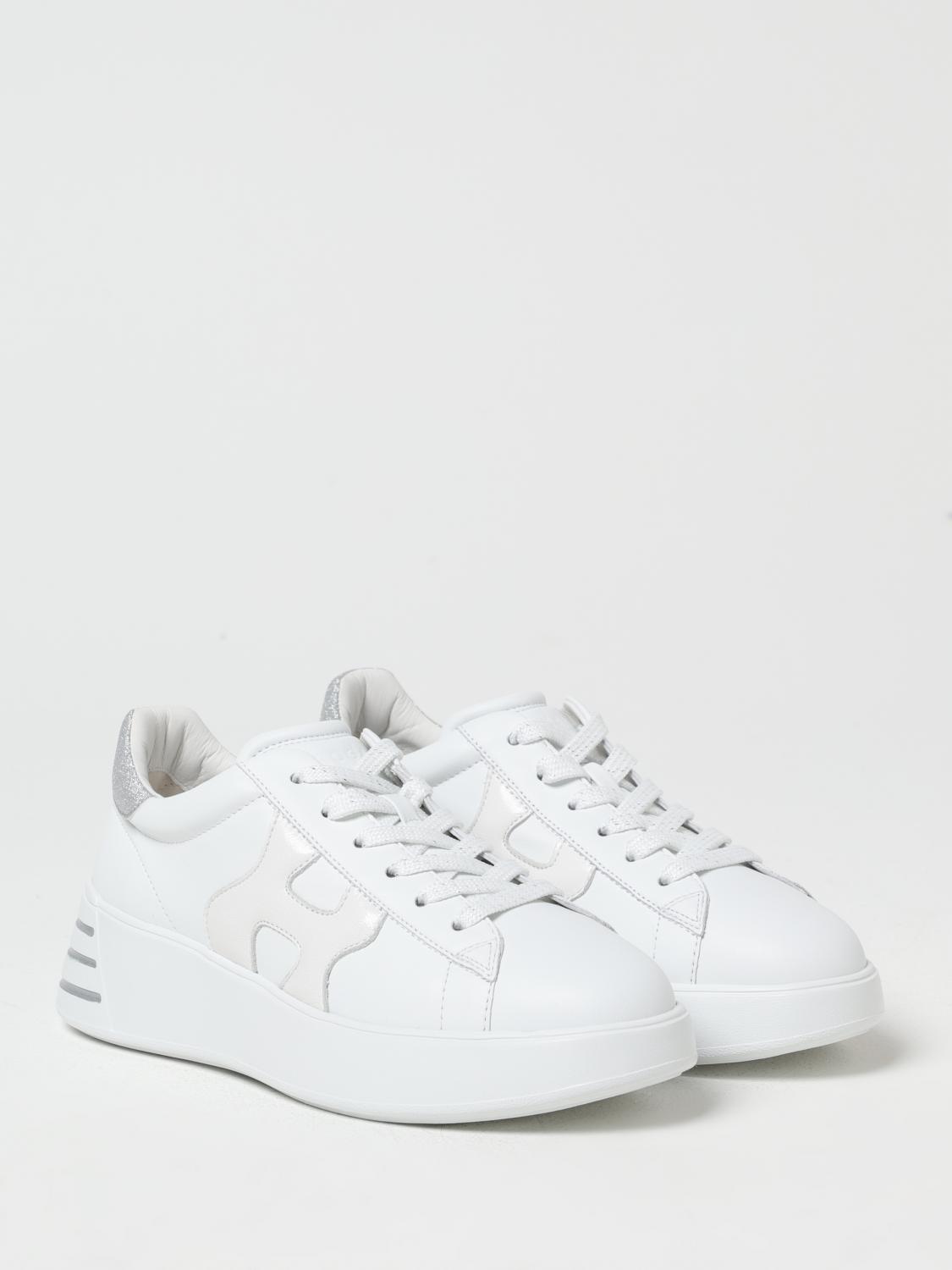 HOGAN SNEAKERS: Sneakers Rebel H564 Hogan in pelle , Bianco - Img 2