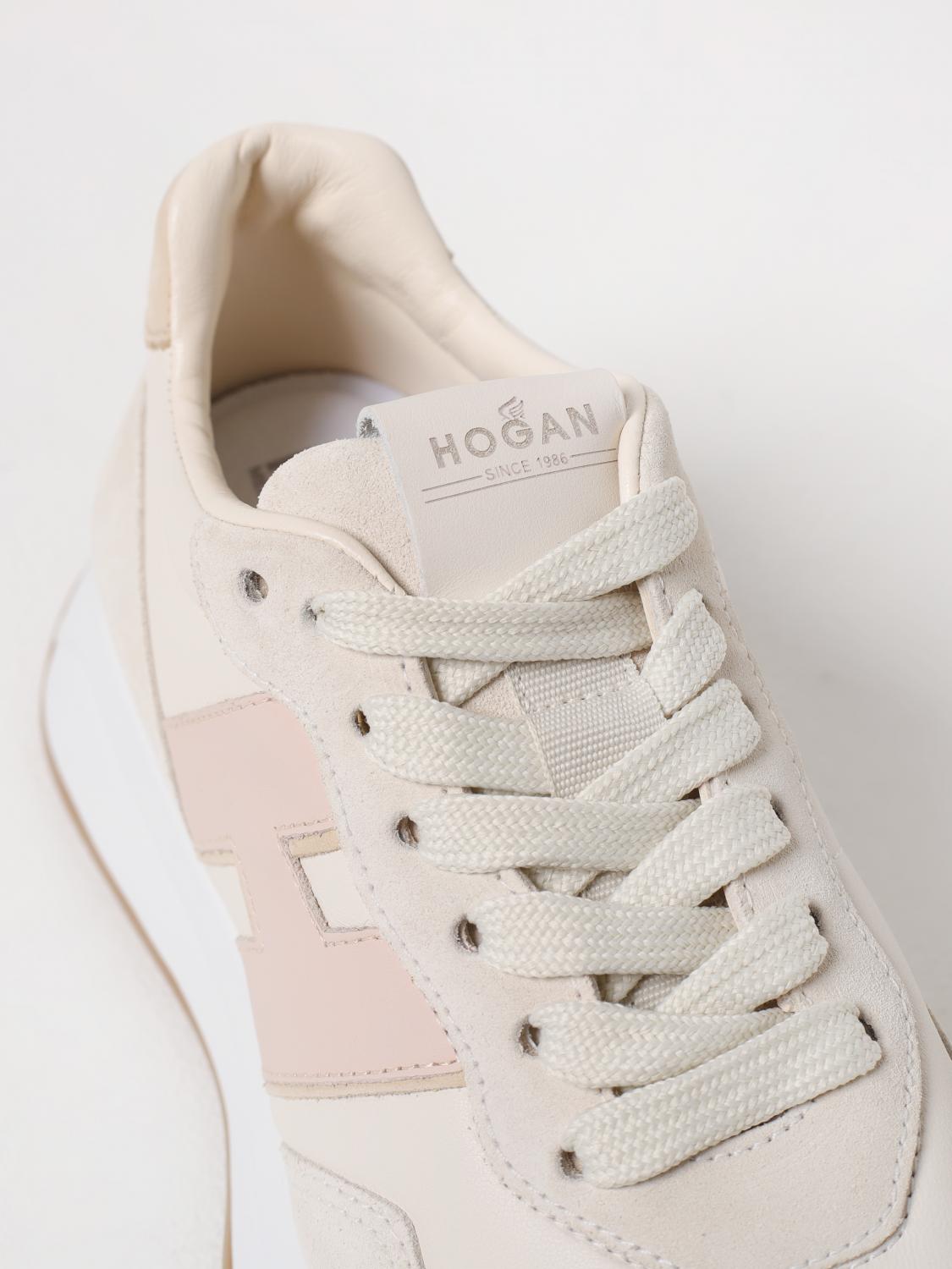 HOGAN SNEAKERS: Sneakers H641 Hogan in pelle , Rosa - Img 4