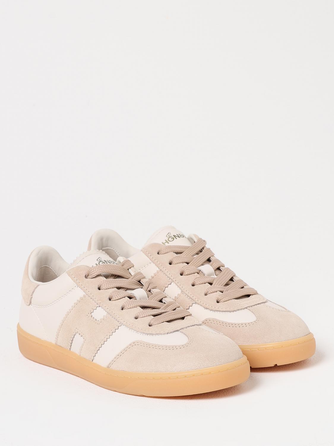 HOGAN SNEAKERS: Sneakers Cool Hogan in pelle , Beige - Img 2