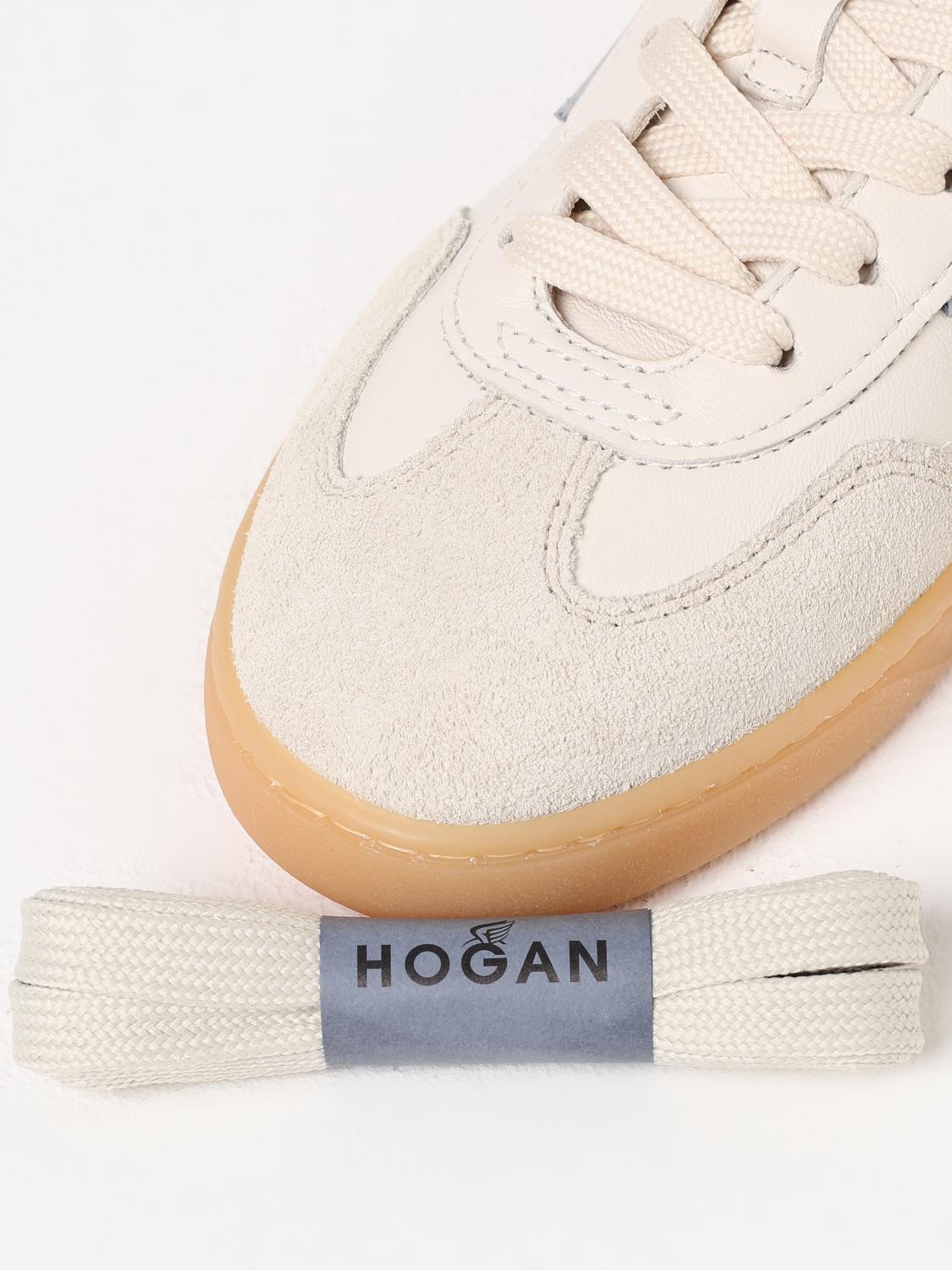 HOGAN SNEAKERS: Sneakers Cool Hogan in pelle , Celeste - Img 4