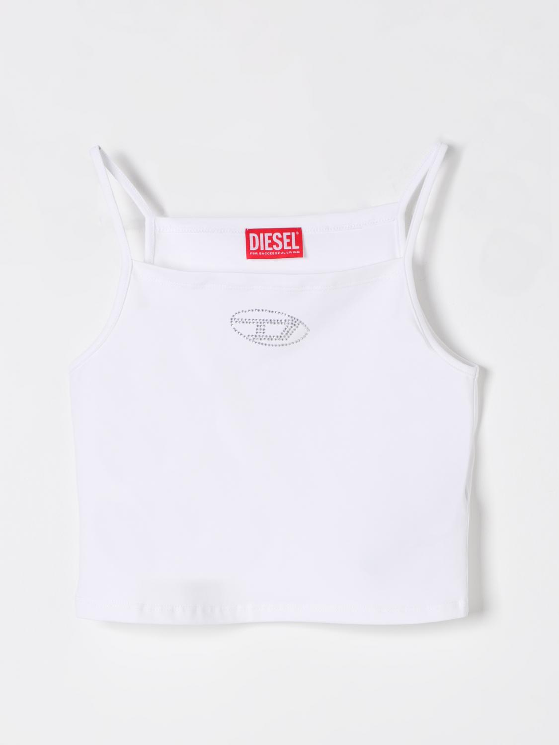 DIESEL TOP: Top kids Diesel, White - Img 1