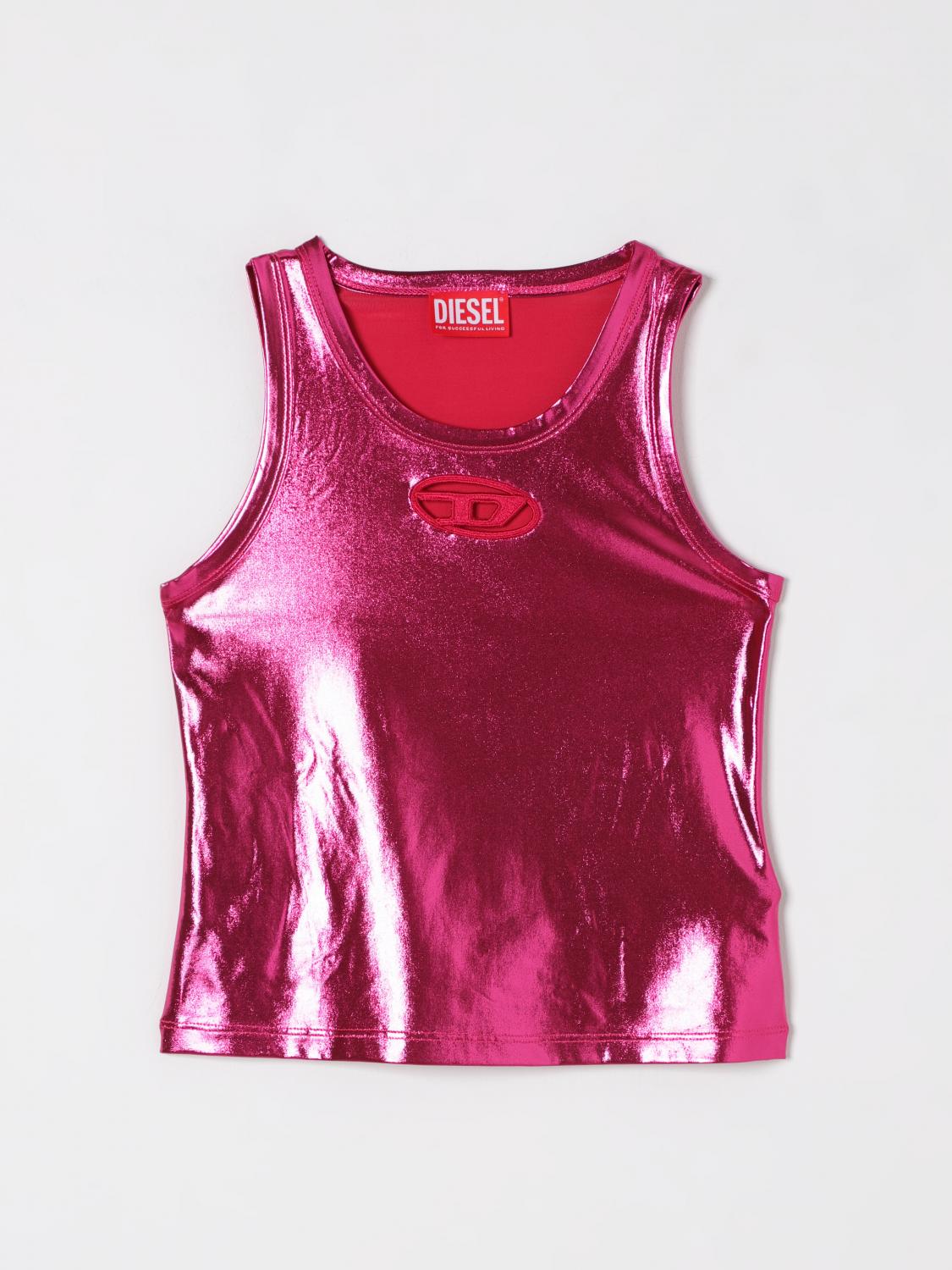 DIESEL TOP: Top enfant Diesel, Fuchsia - Img 1