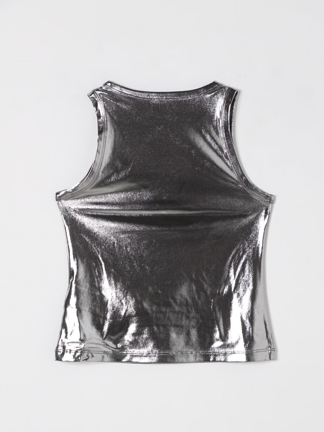 DIESEL TOP: Top kids Diesel, Silver - Img 2