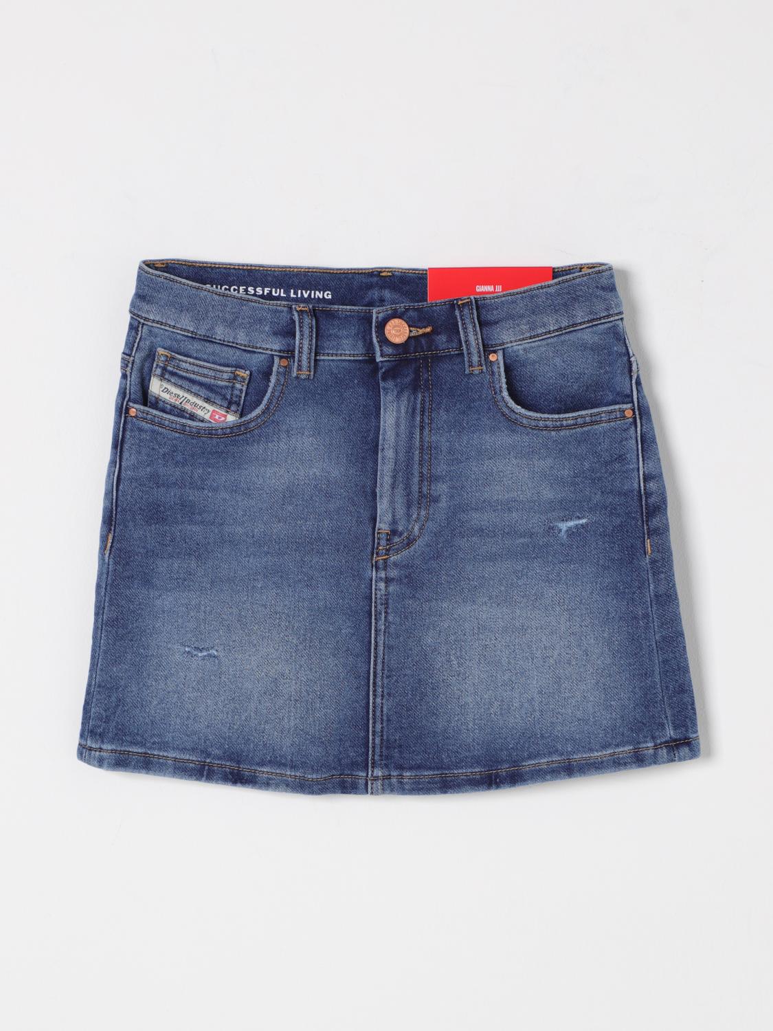 DIESEL JUPE: Jupe enfant Diesel, Denim - Img 1