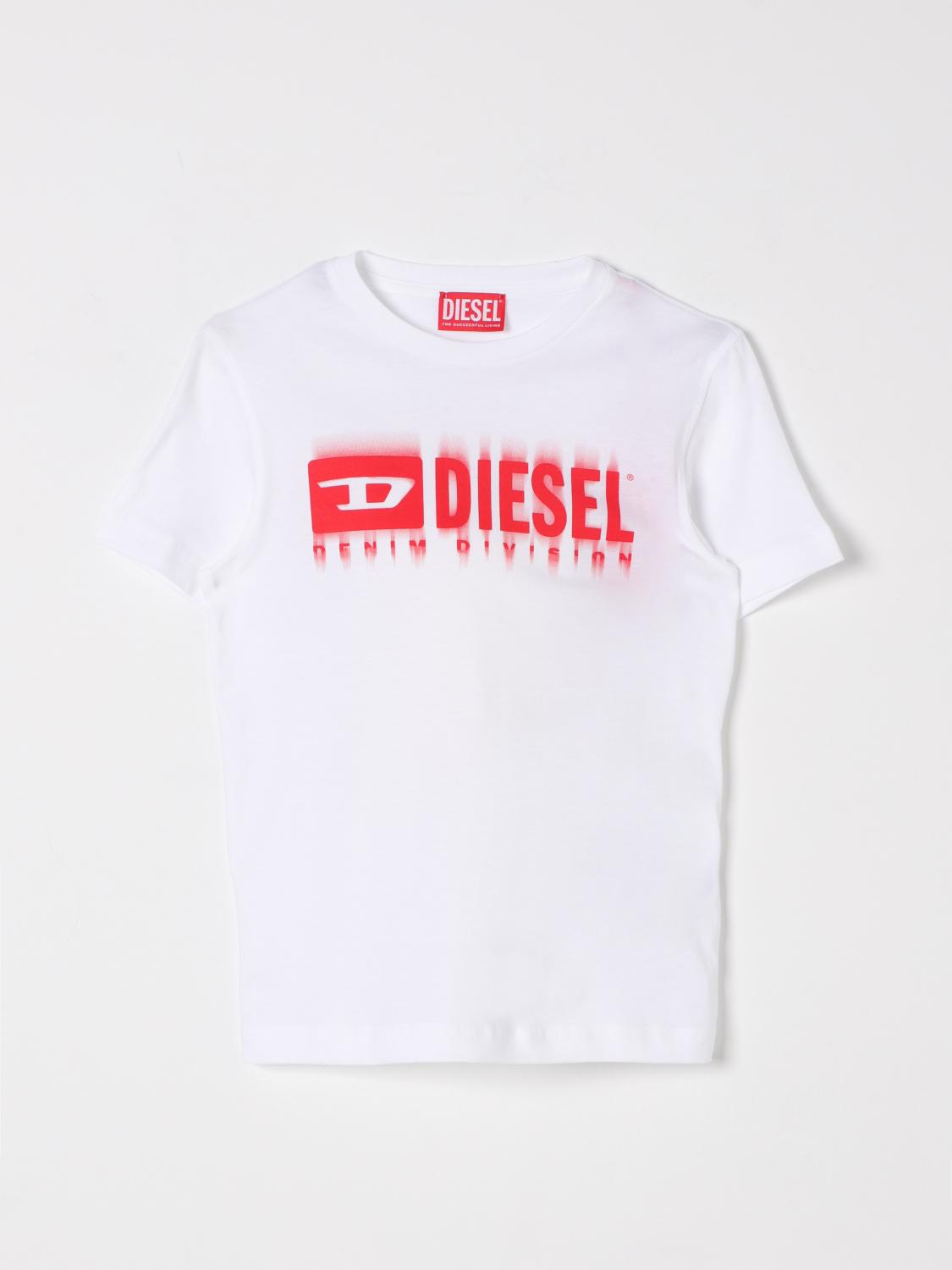 DIESEL ФУТБОЛКА: Футболка Детское Diesel, Белый - Img 1