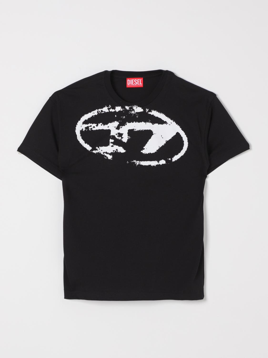 DIESEL T-SHIRT: T-shirt kids Diesel, Black - Img 1