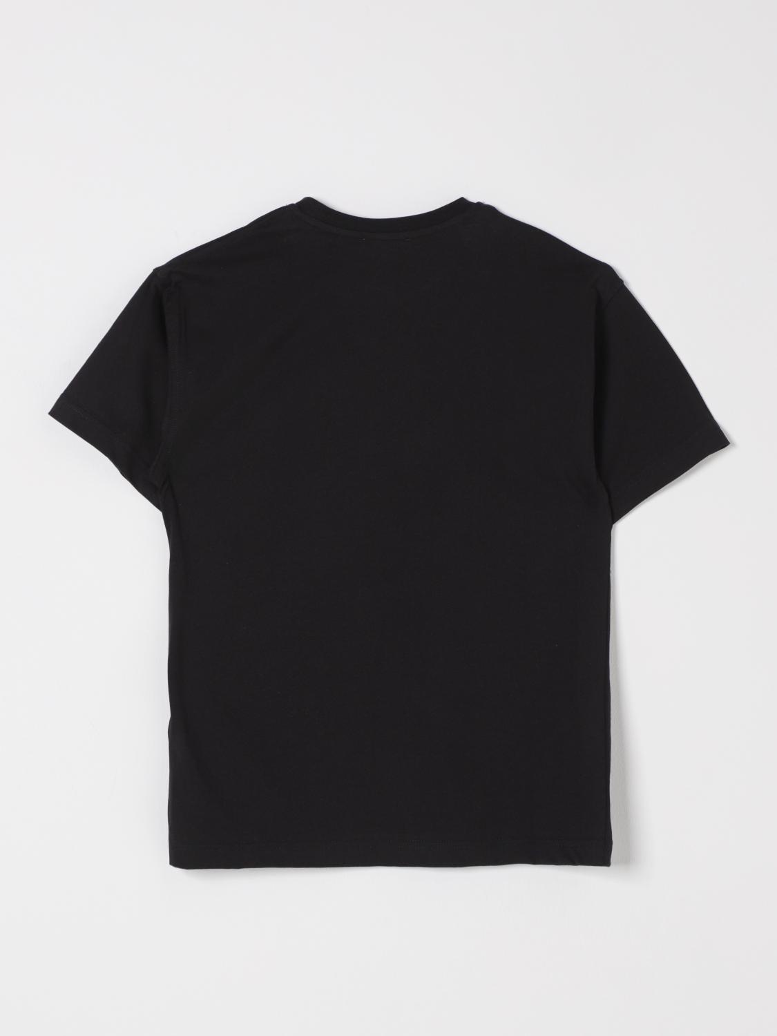 DIESEL T-SHIRT: T-shirt in cotone con logo Oval D Diesel, Nero - Img 2