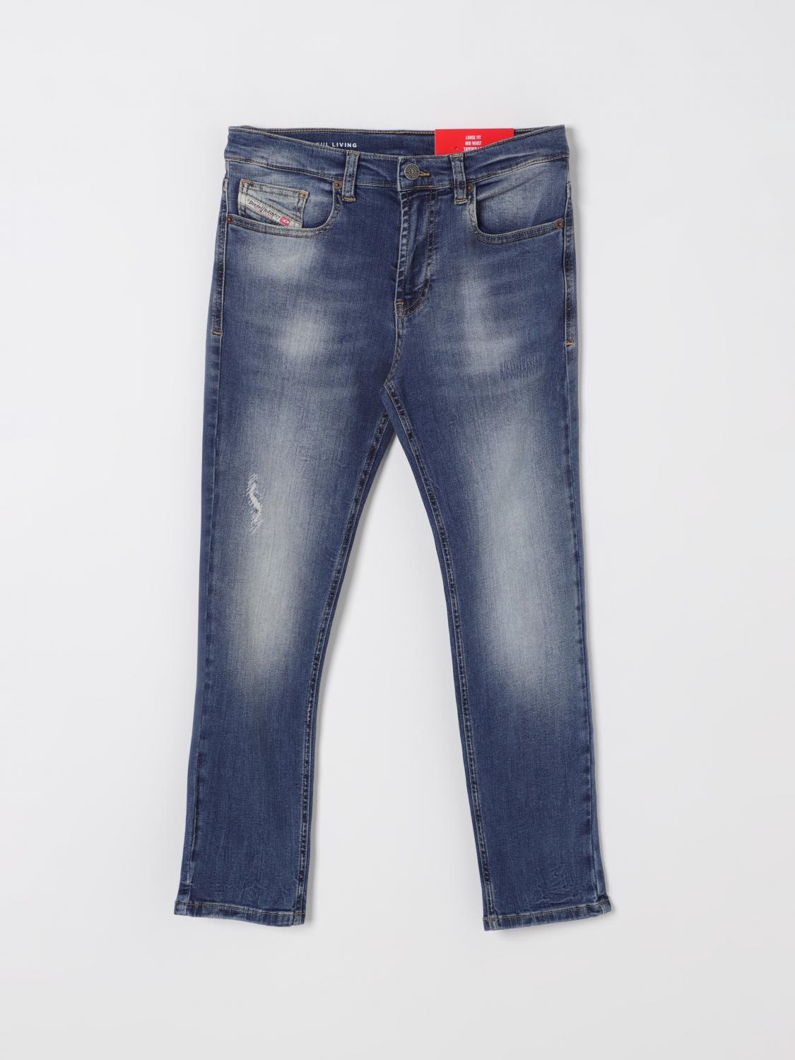 DIESEL JEANS: Jeans D-Lucas-J a 5 tasche Diesel slim, Blue - Img 1