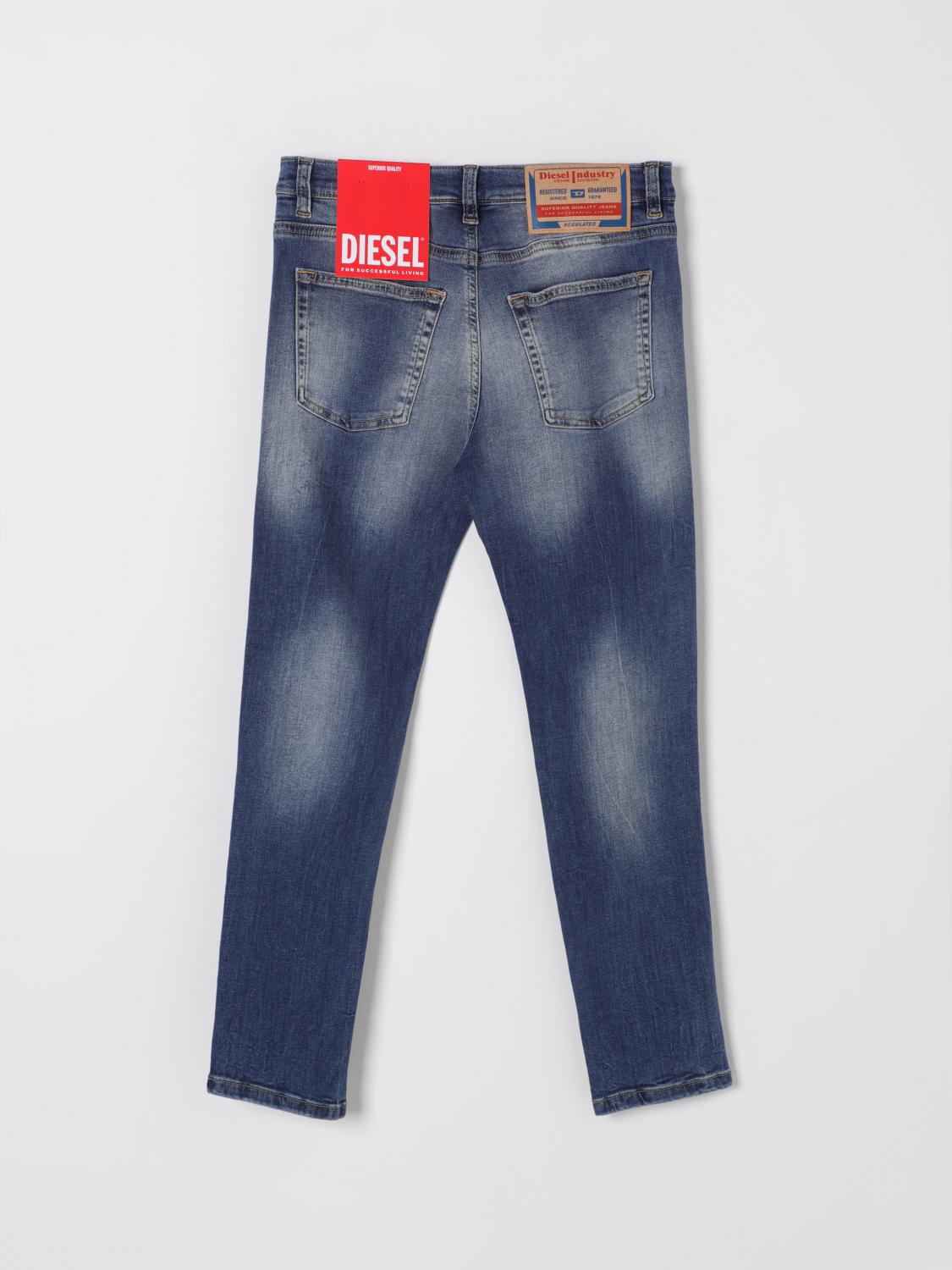 DIESEL JEANS: Jeans D-Lucas-J a 5 tasche Diesel slim, Blue - Img 2