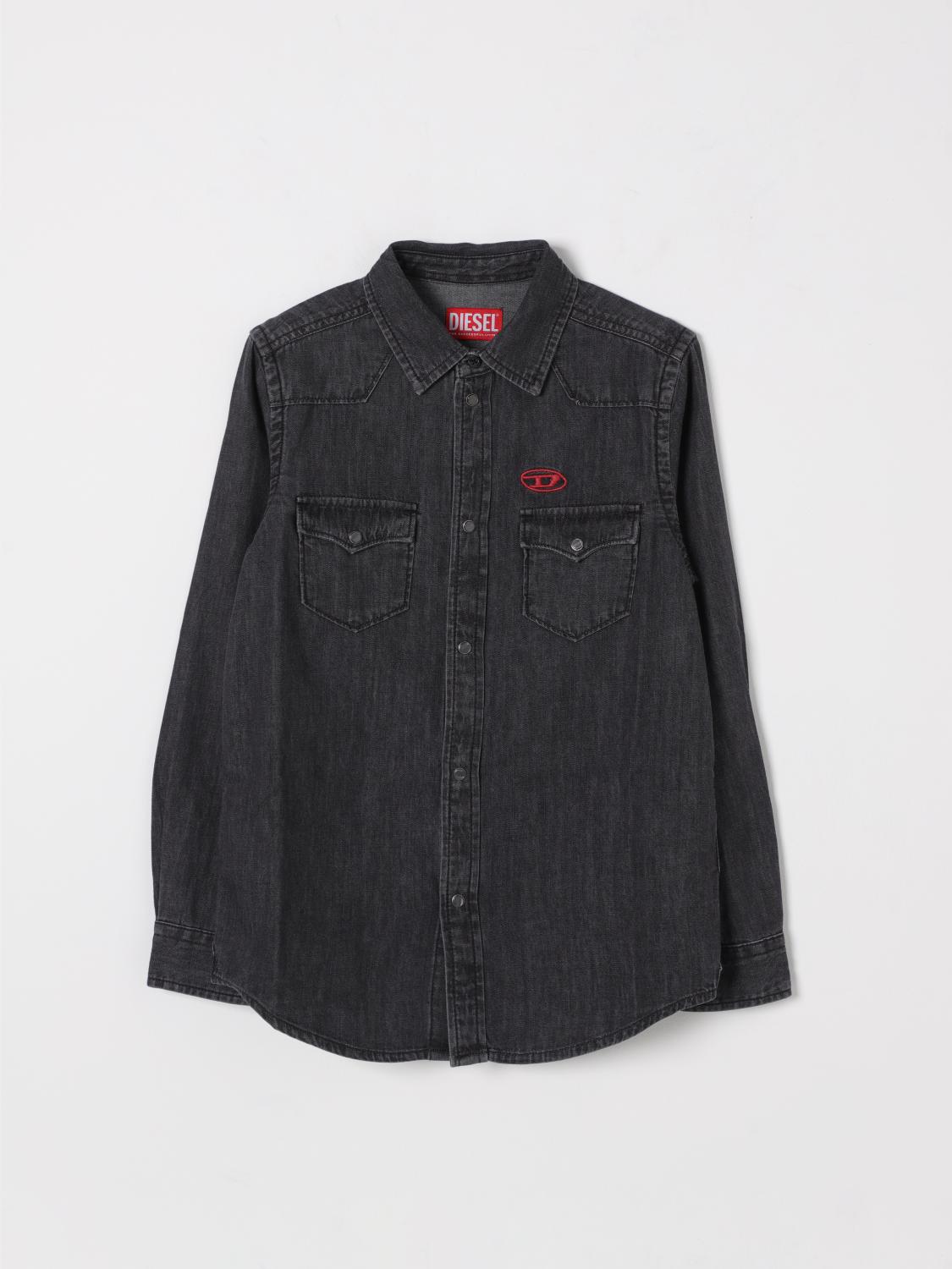 DIESEL CHEMISE: Chemise enfant Diesel, Noir - Img 1