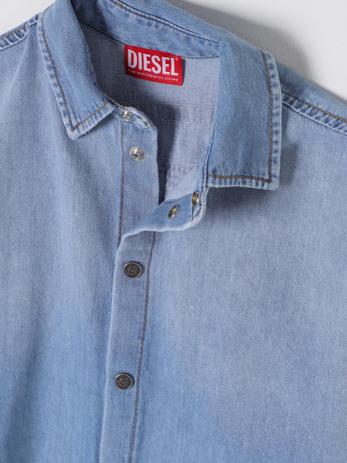 DIESEL CAMICIA: Camicia di jeans Oval D Diesel, Denim - Img 3