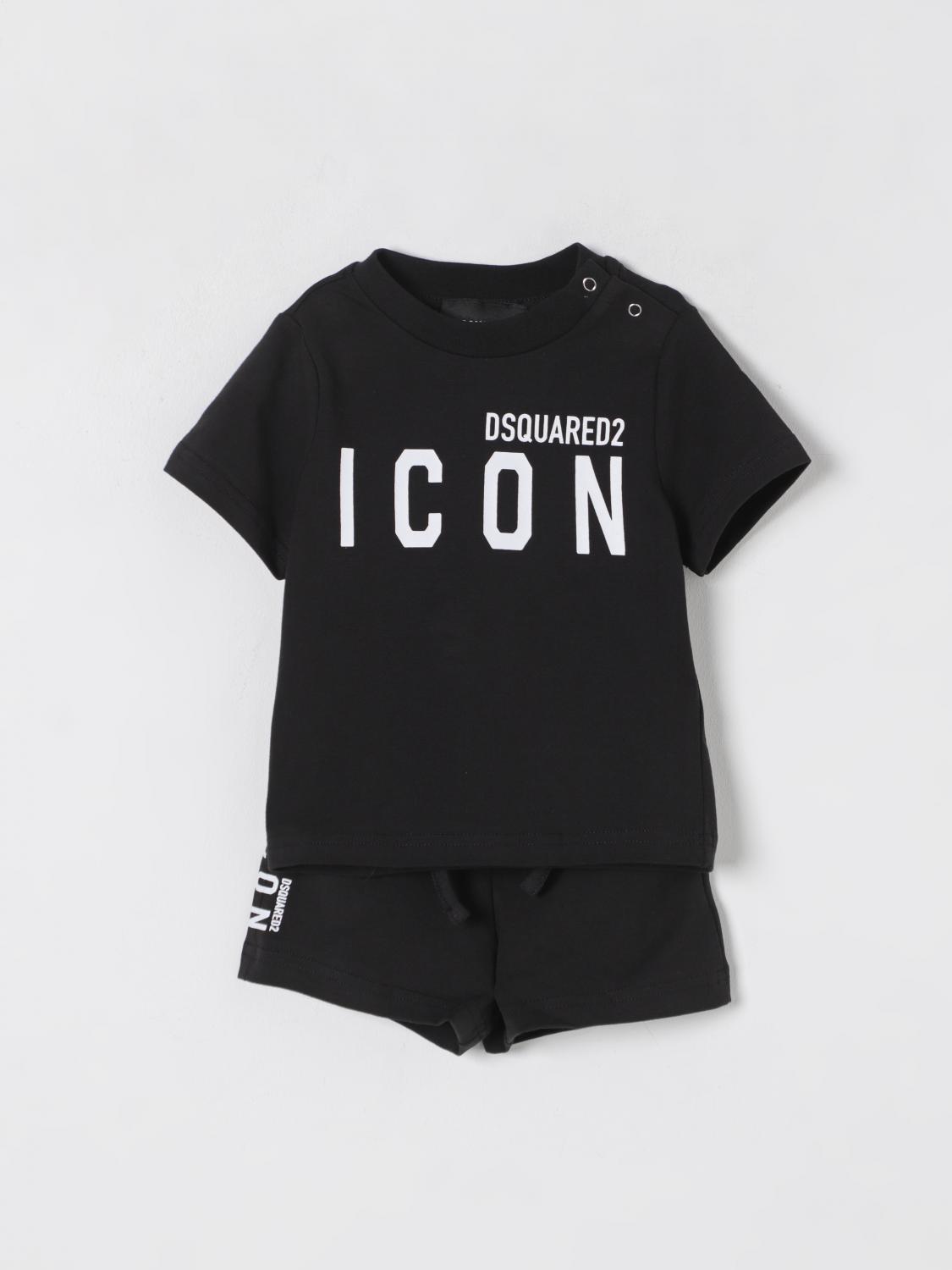DSQUARED2 ENSEMBLE: Ensemble enfant Dsquared2, Noir - Img 1