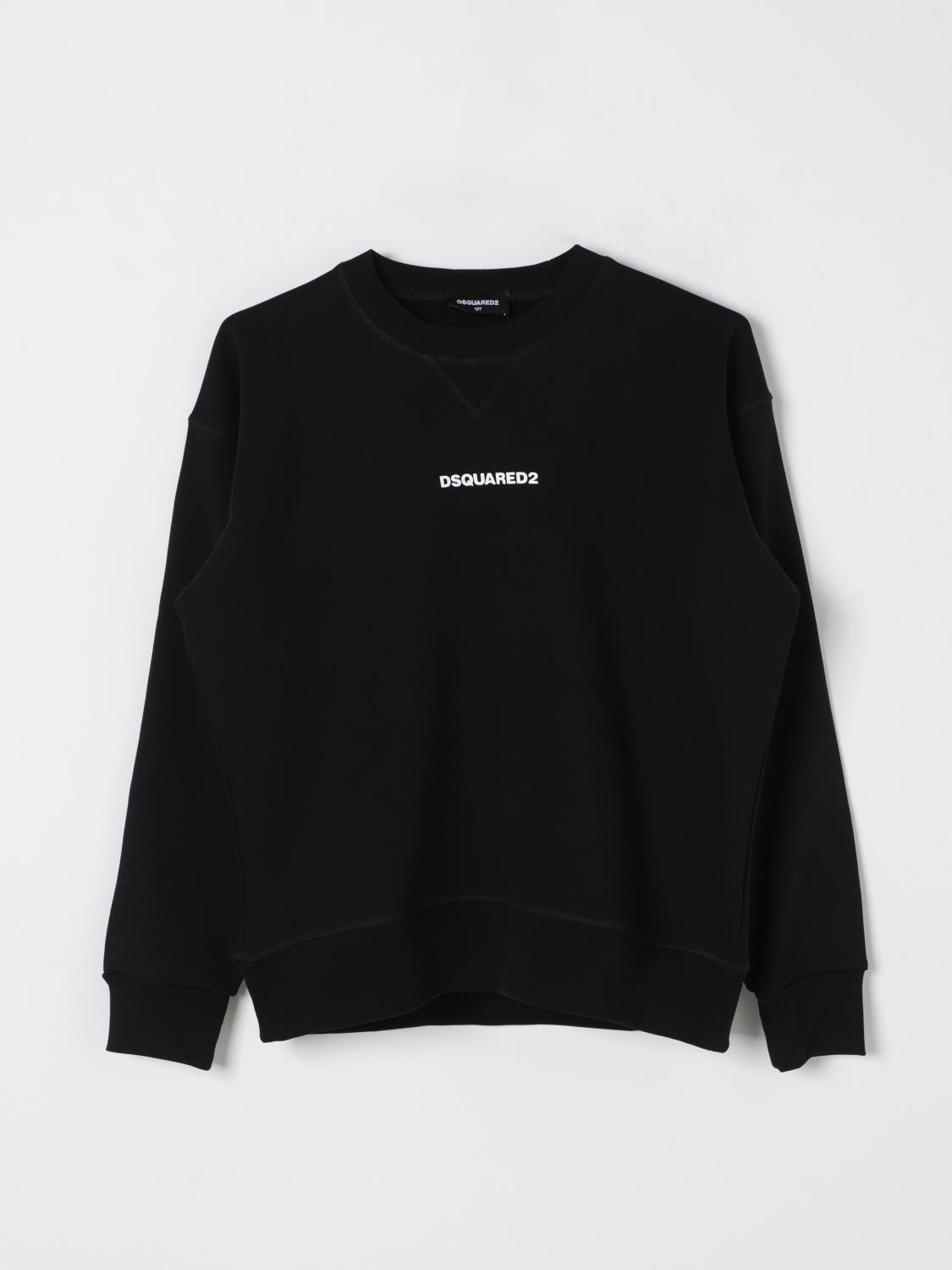 DSQUARED2 SWEATER: Sweater kids Dsquared2, Black - Img 1