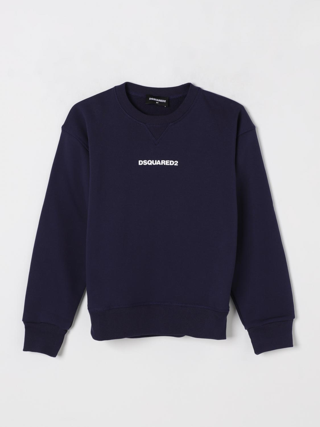 DSQUARED2 SWEATER: Sweater kids Dsquared2, Blue - Img 1