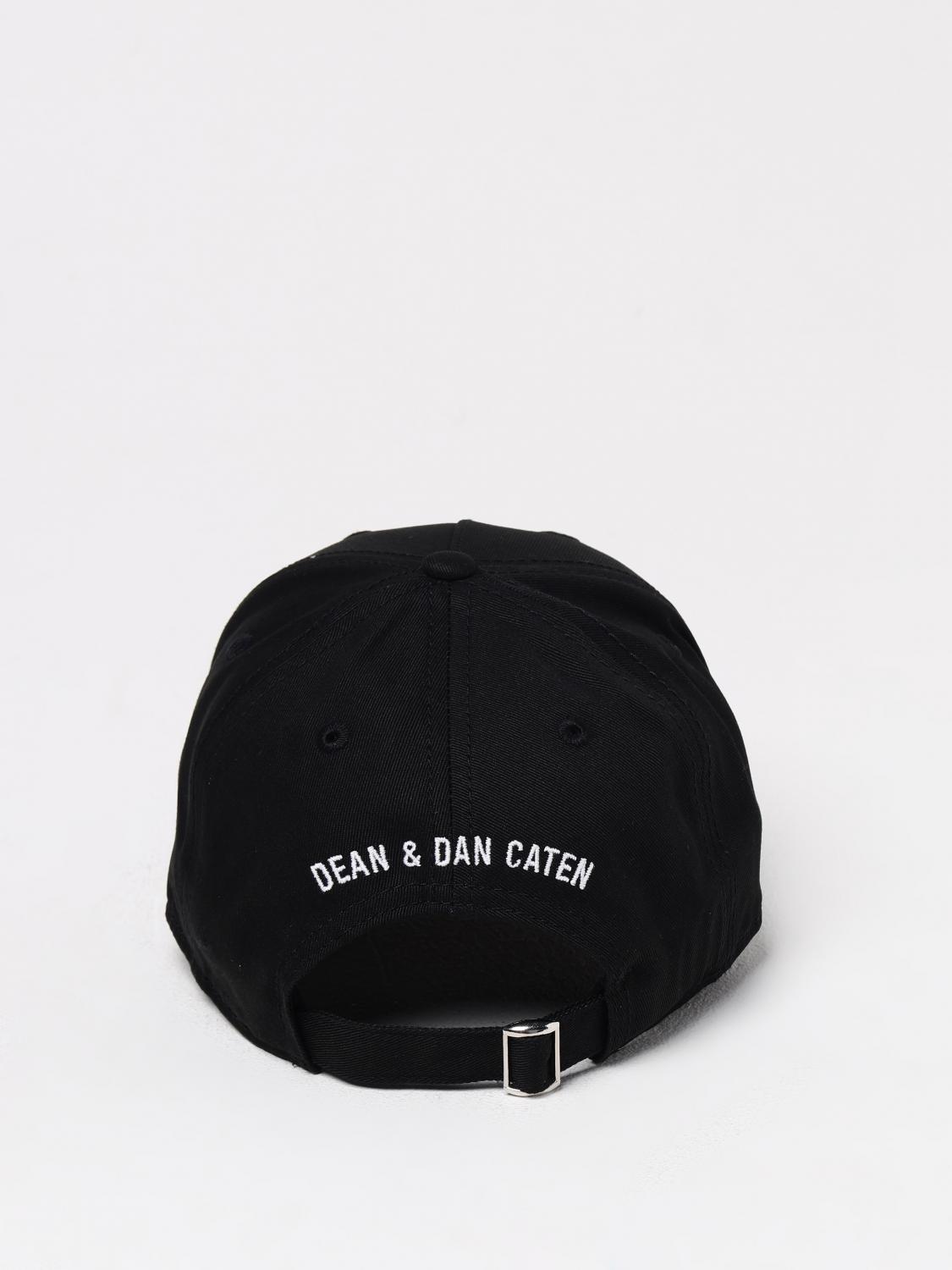 DSQUARED2 CAPPELLO BAMBINO: Cappello Icon Dsquared2 in cotone , Nero - Img 3