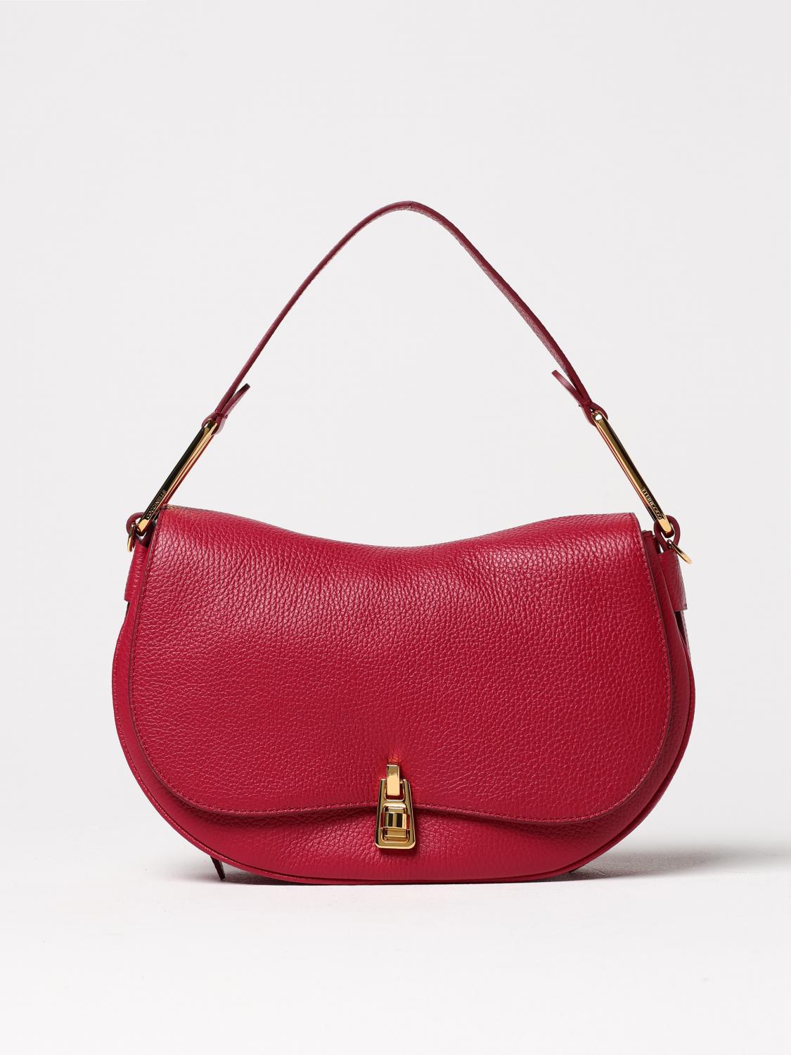 COCCINELLE SHOULDER BAG: Shoulder bag woman Coccinelle, Red - Img 1