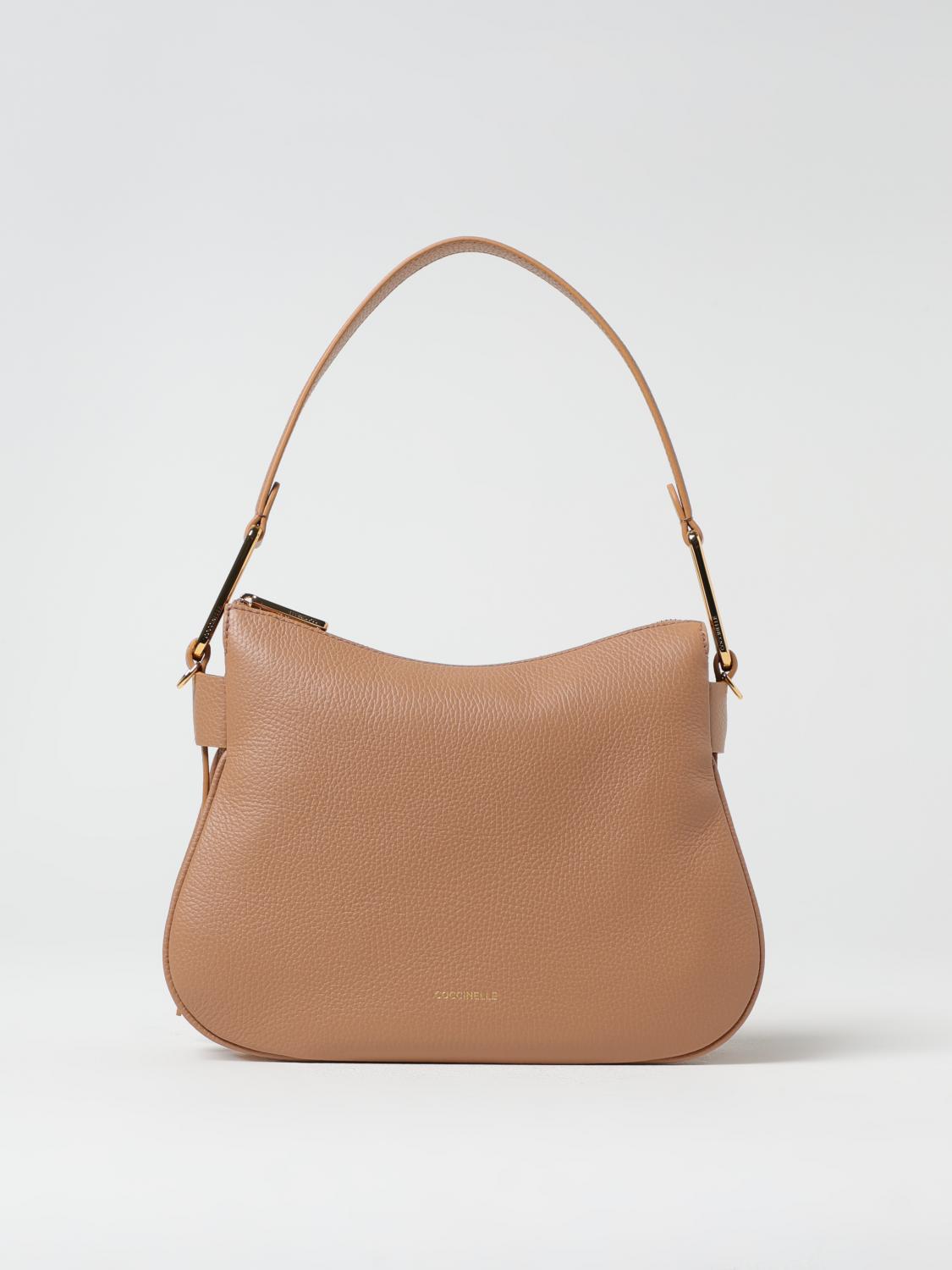 COCCINELLE SHOULDER BAG: Shoulder bag woman Coccinelle, Sand - Img 1