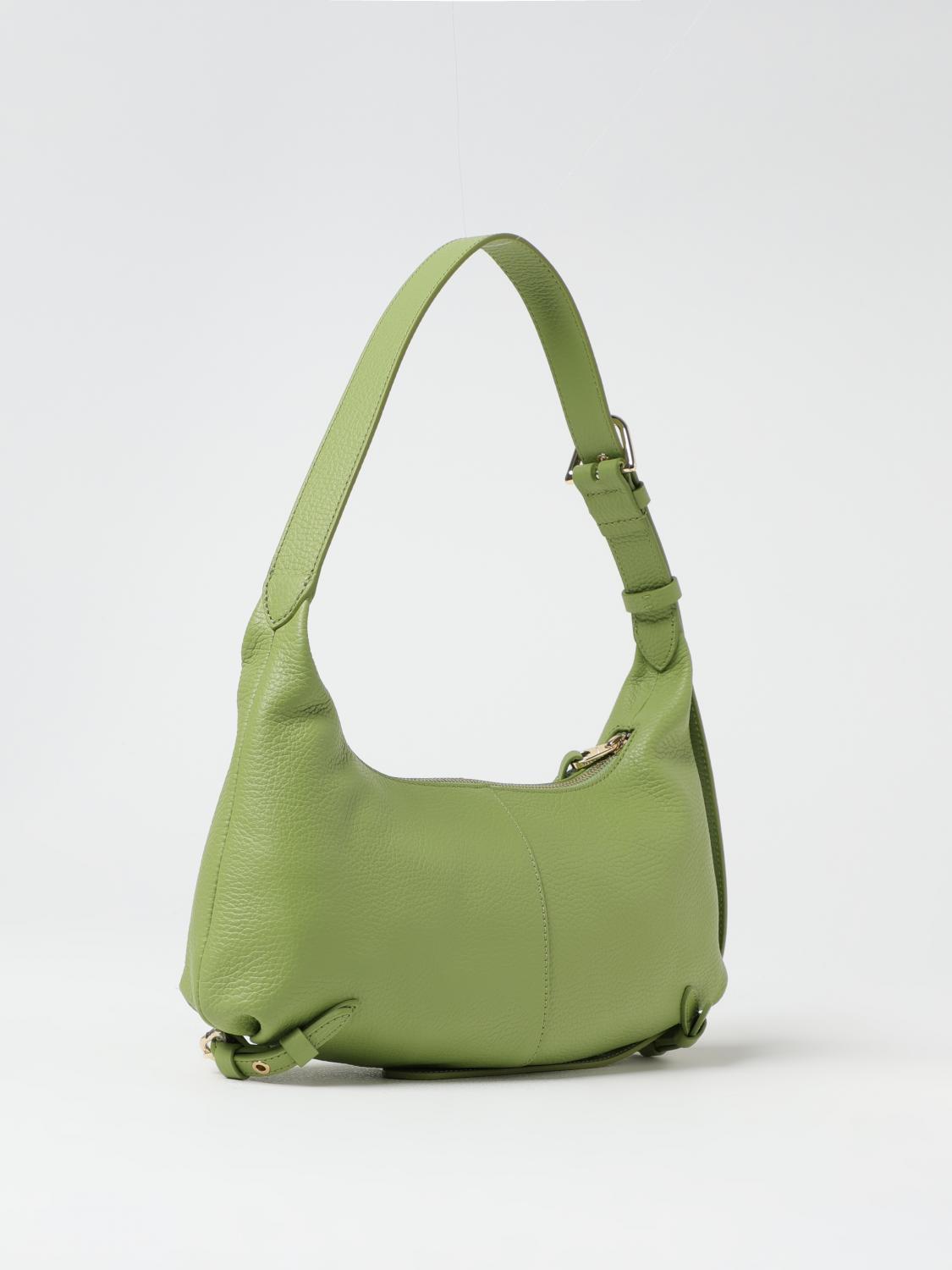 COCCINELLE BORSA A SPALLA: Borsa Abigail Coccinelle in pelle a grana , Verde - Img 2