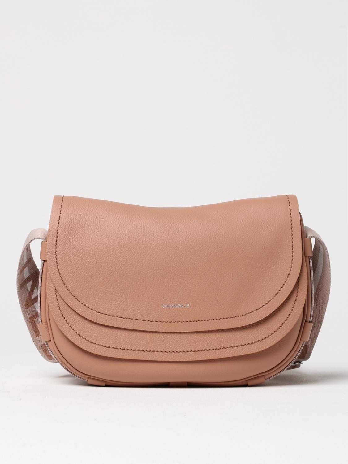 COCCINELLE CROSSBODY BAGS: Shoulder bag woman Coccinelle, Beige - Img 1