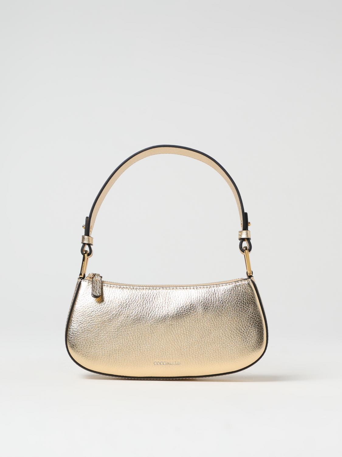 COCCINELLE MINI BAG: Shoulder bag woman Coccinelle, Gold - Img 1