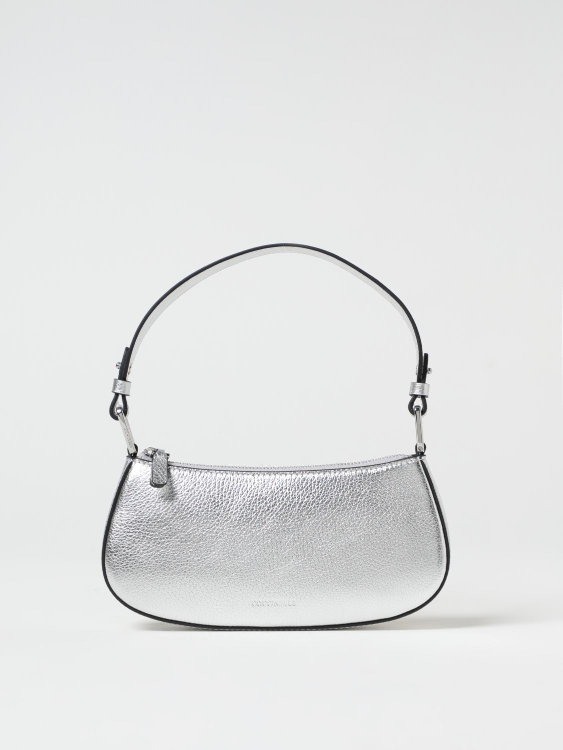 COCCINELLE MINI BAG: Shoulder bag woman Coccinelle, Silver - Img 1