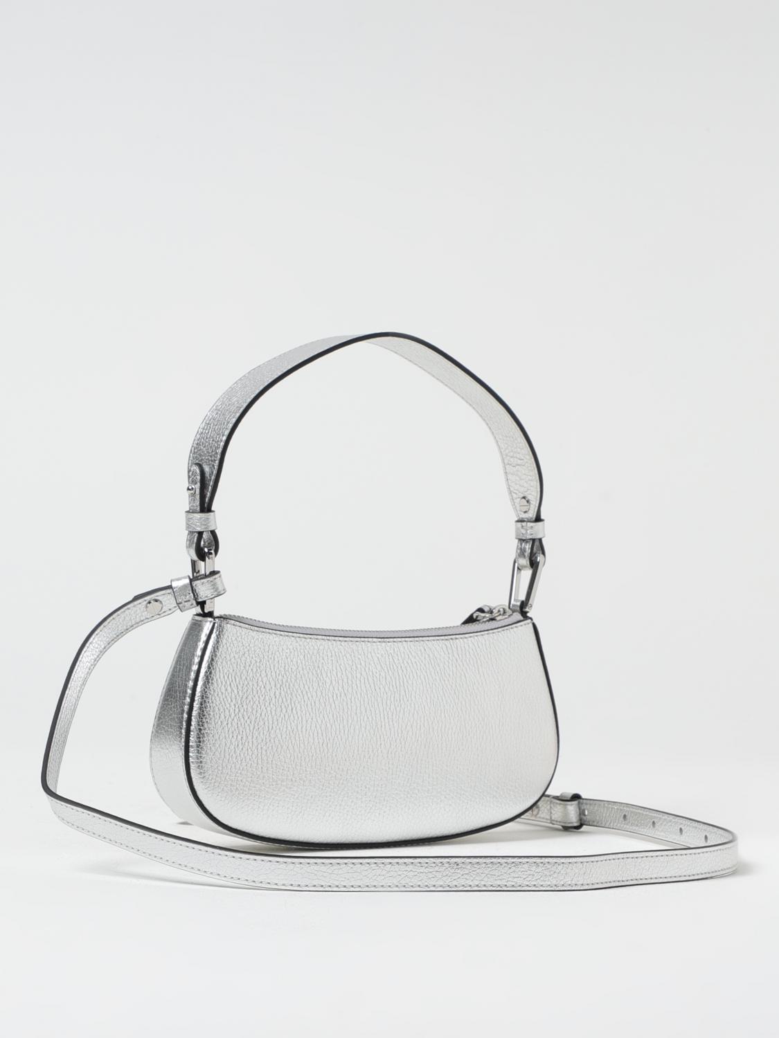 COCCINELLE MINI BAG: Shoulder bag woman Coccinelle, Silver - Img 2